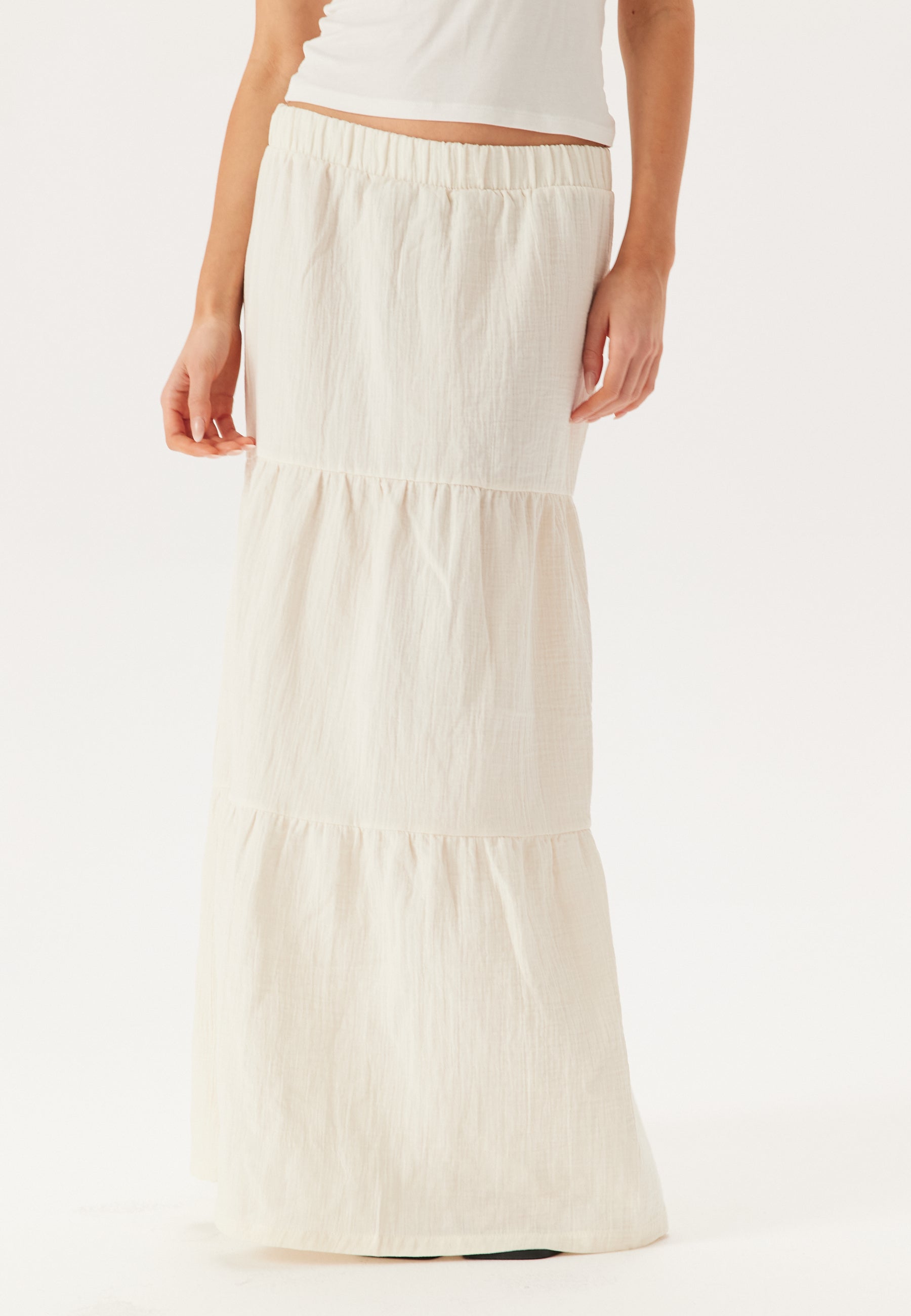 Pieces Pcsikka Hw Maxi Skirt
