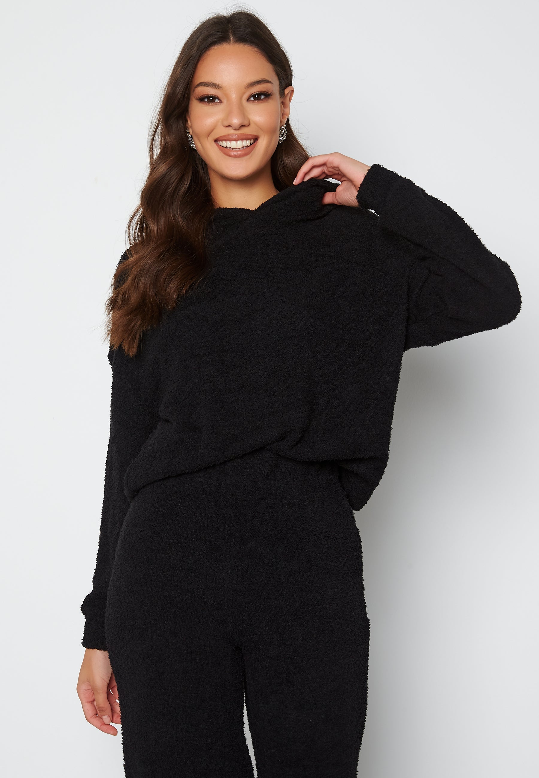 ONLY Fluffy L/S Hood Top