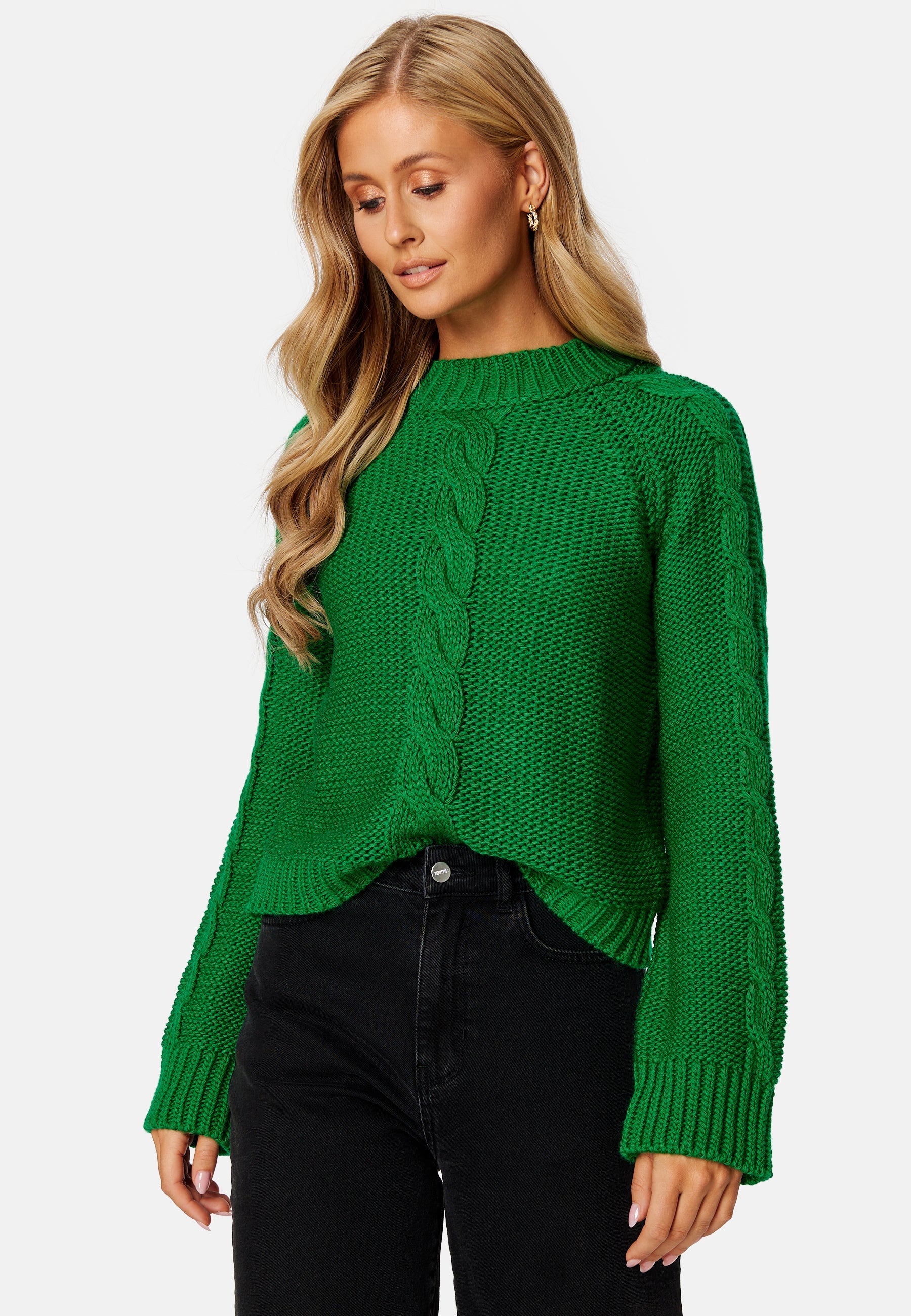 BUBBLEROOM Marina cable knit sweater