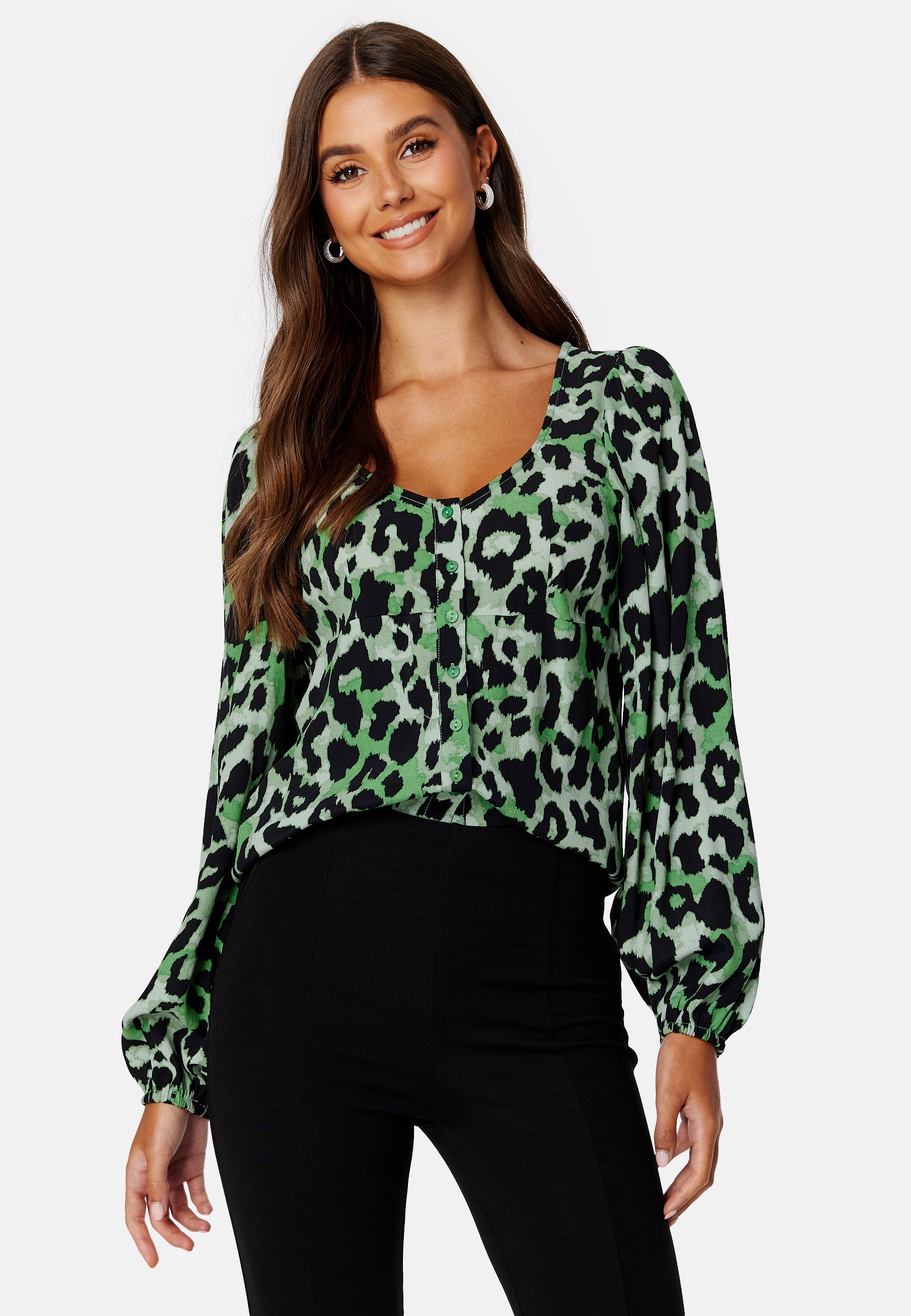 VILA Fini V-Neck L/S Top/SU