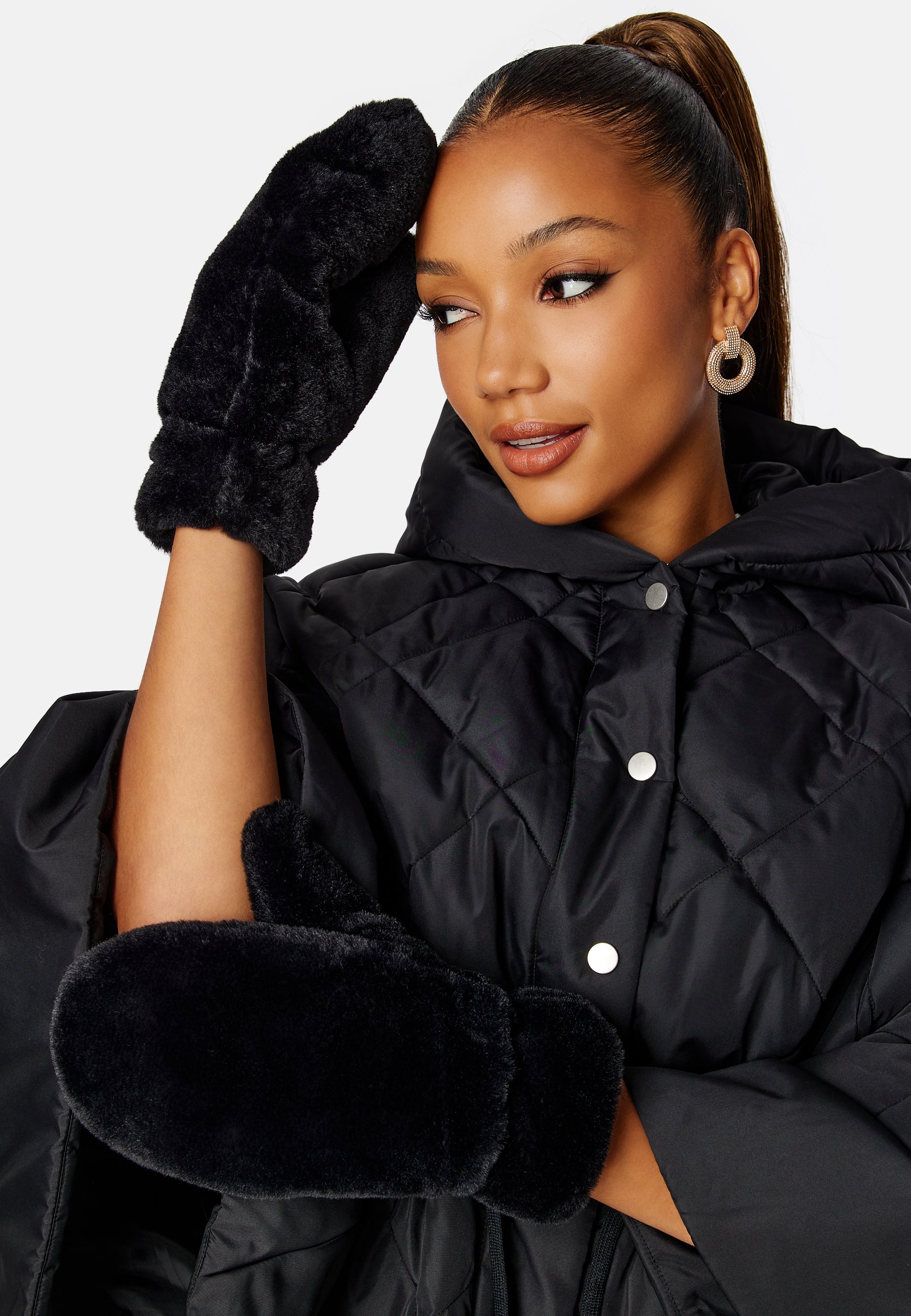 BUBBLEROOM Ava fur gloves