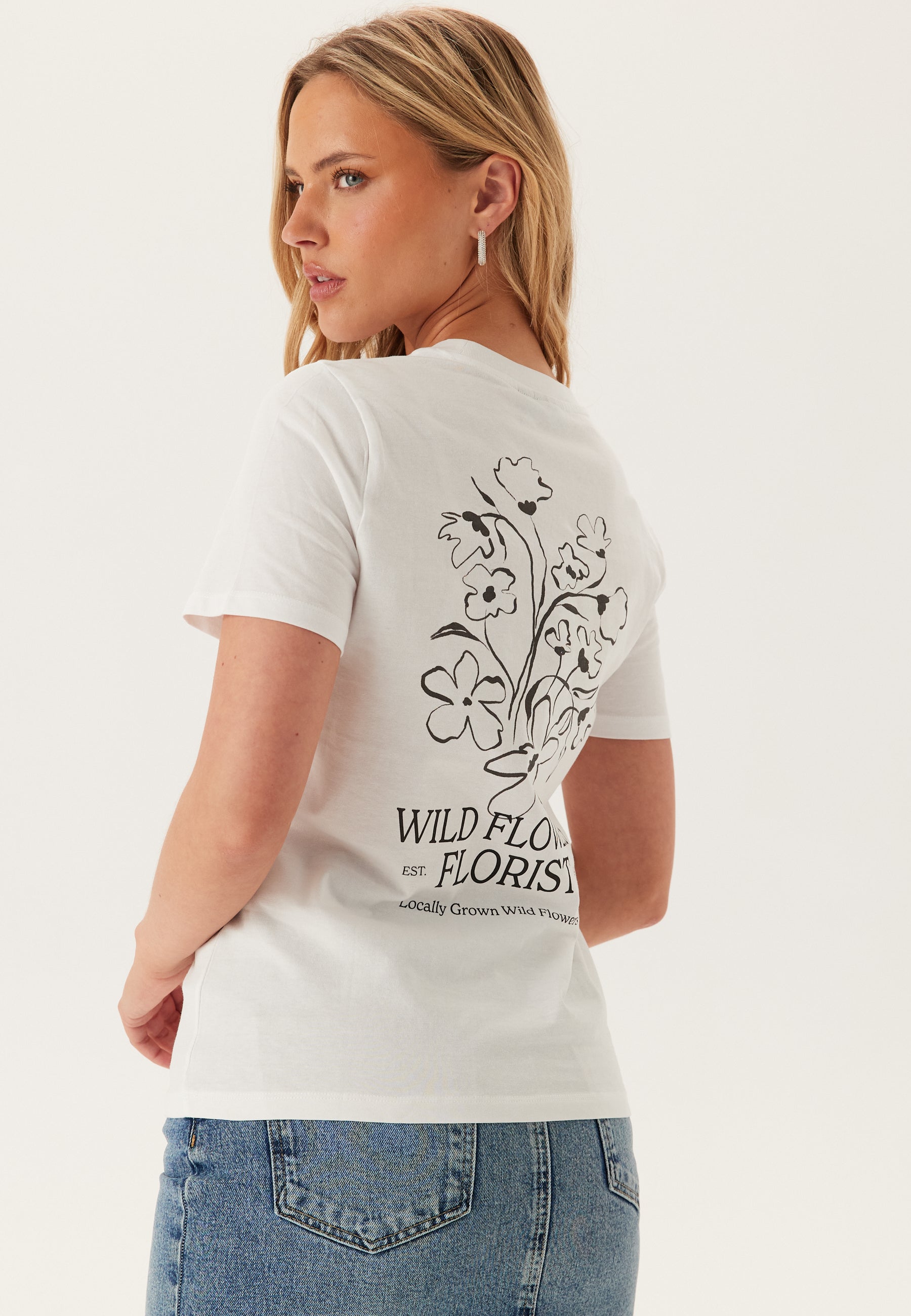 Pieces Pctess Ss Printed T-shirt