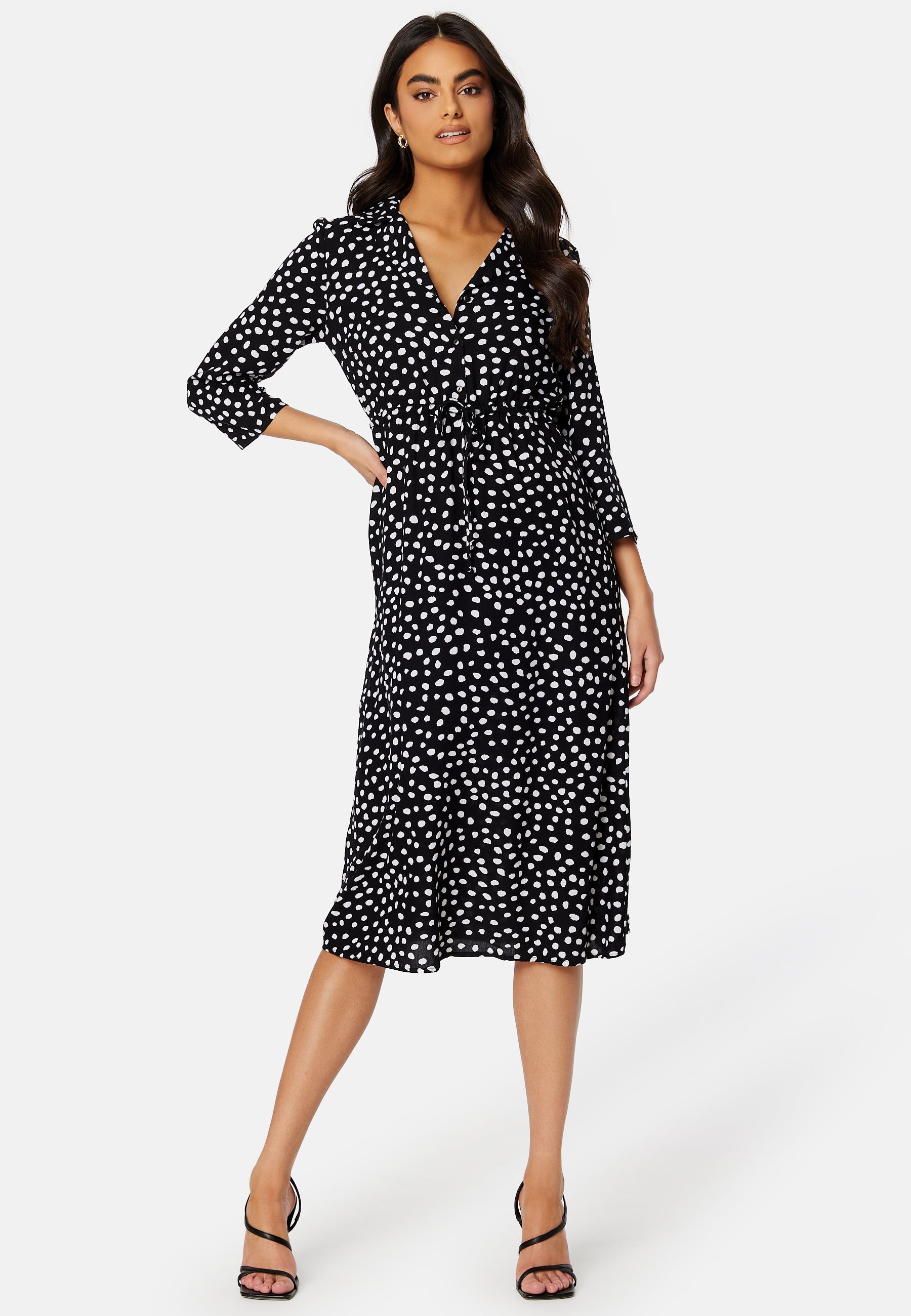 Pieces Nya 3/4 Midi Dress