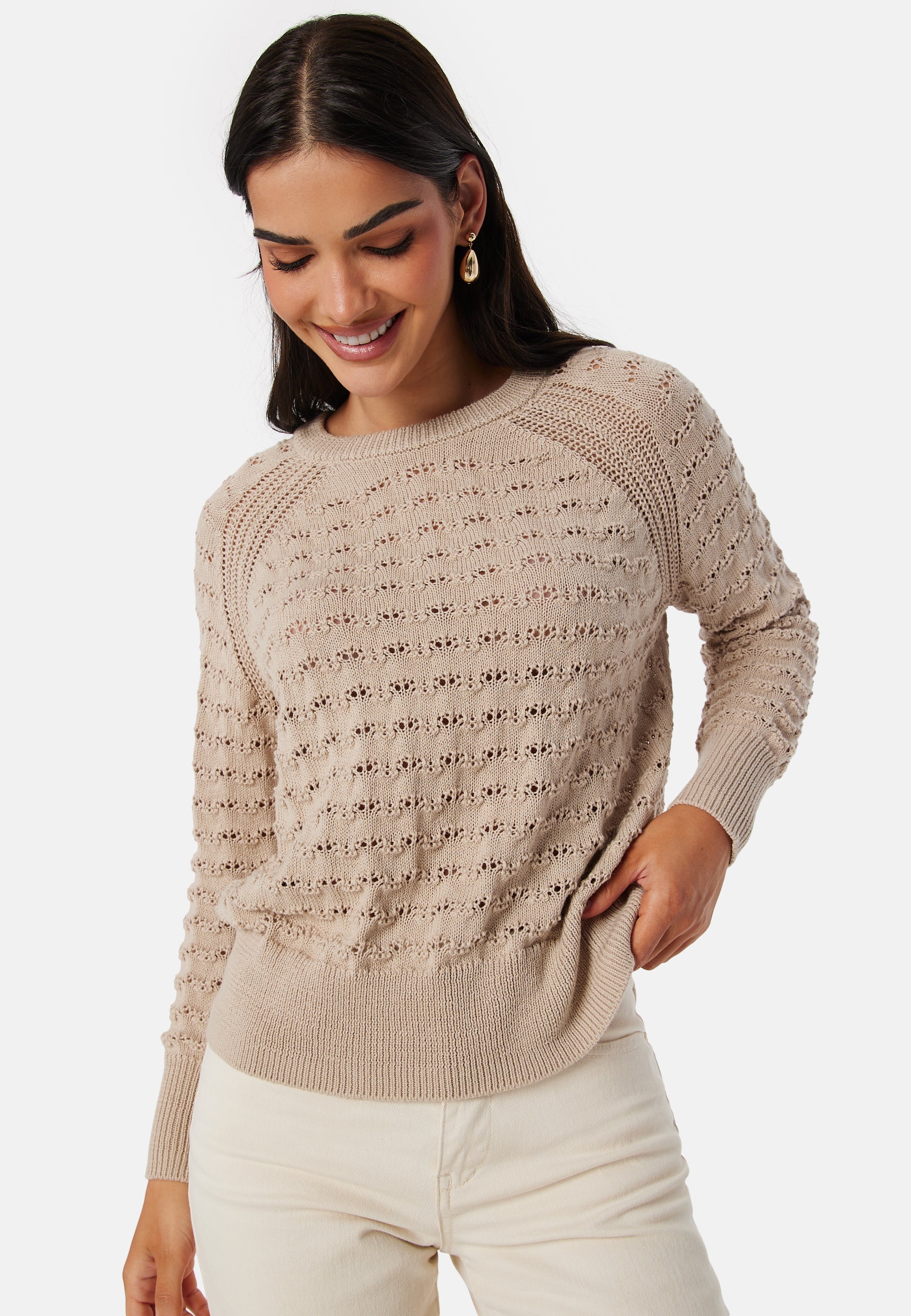 VILA Vitoto L/S O-Neck knit to