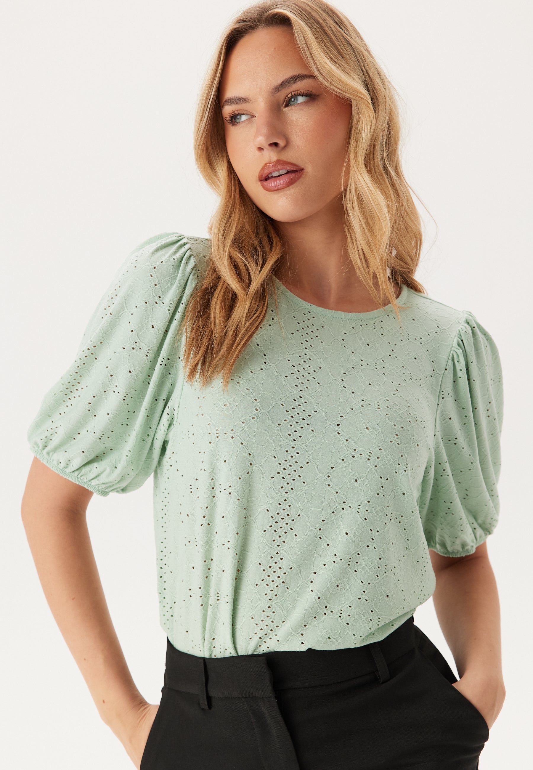 VILA Vikally O-neck 2/4 TOP - NOOS