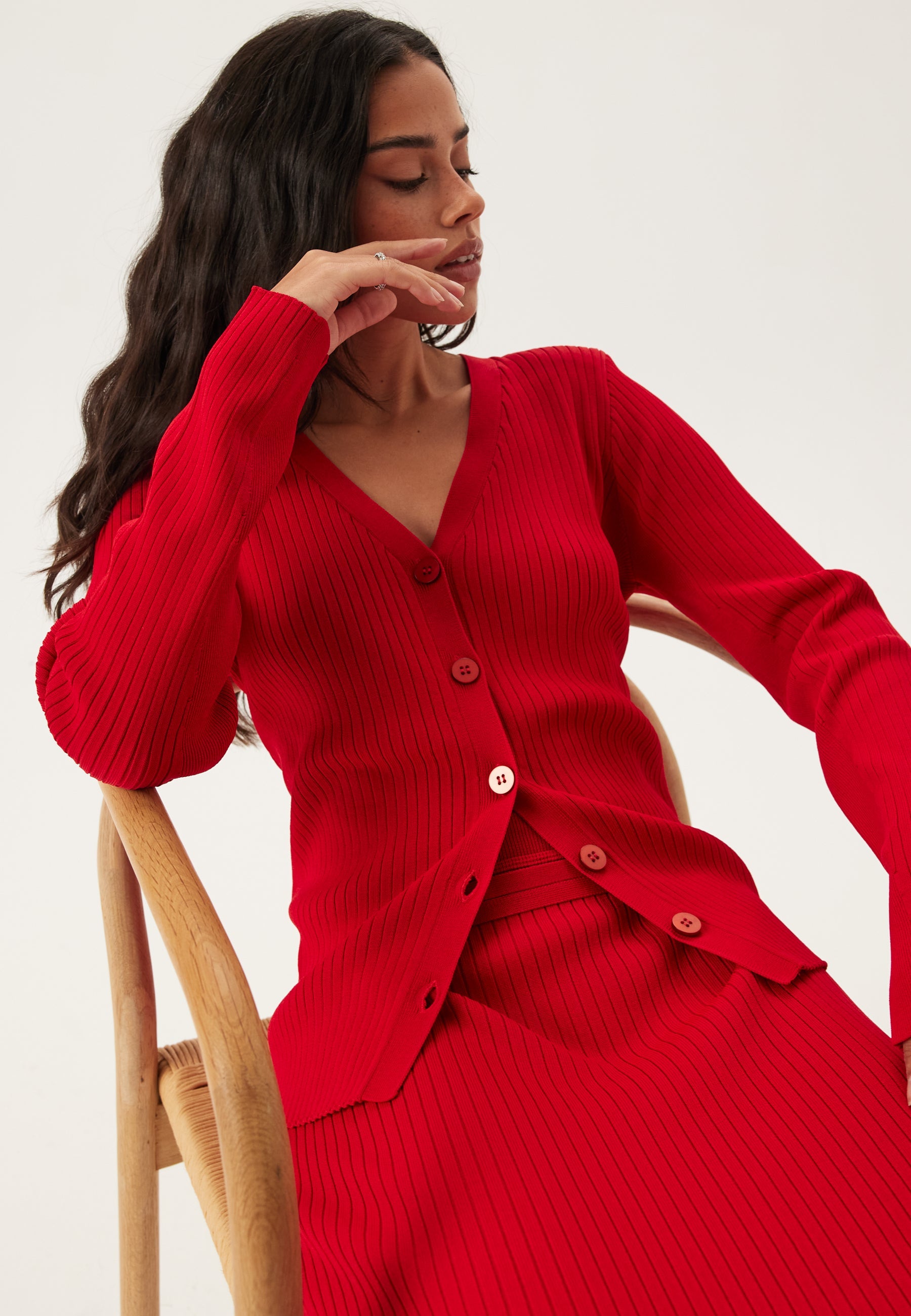 SELECTED Slfcarly Ls Knit Cardigan