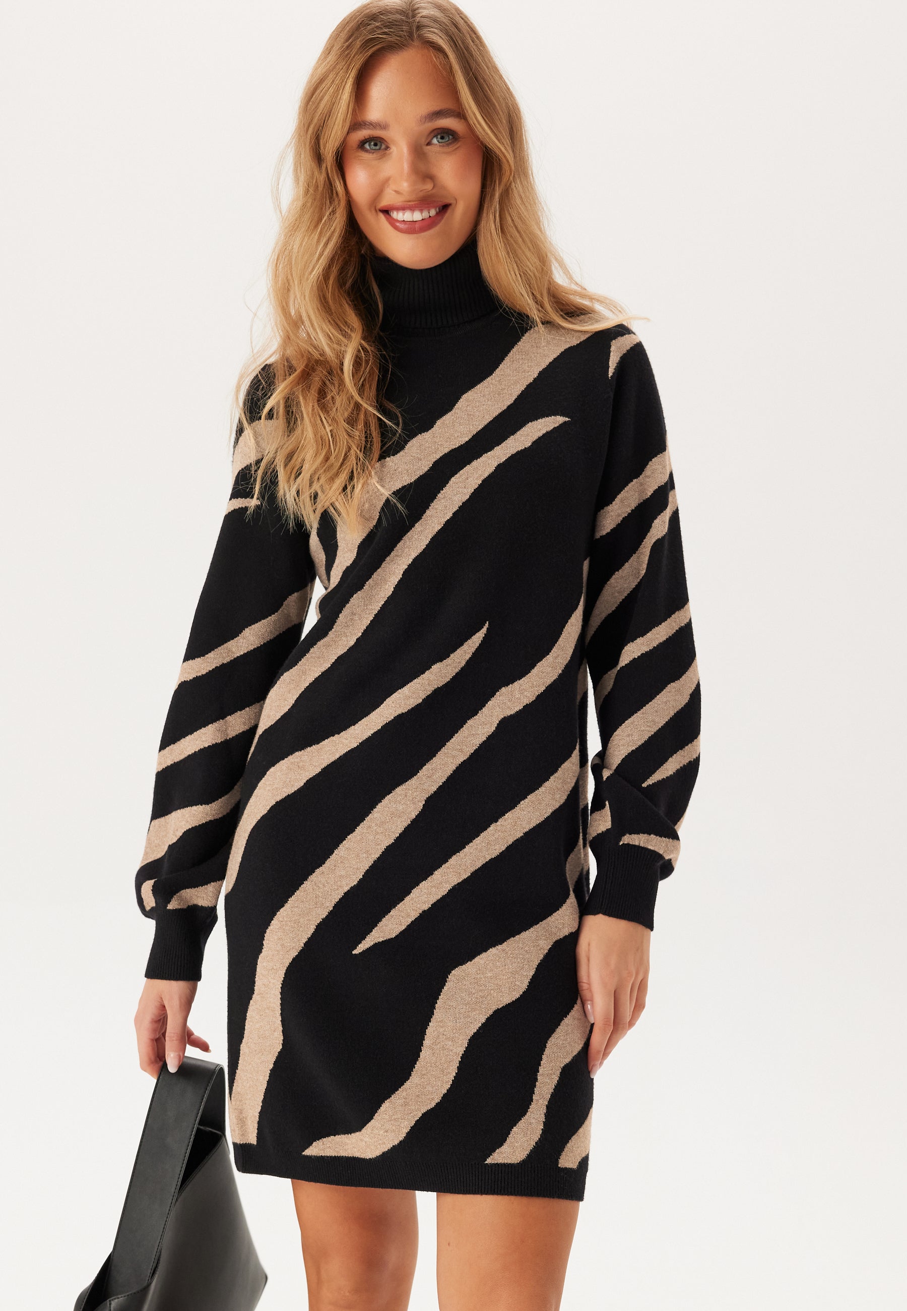 Object Collectors Item Objray L/S Knit Rollneck Dress