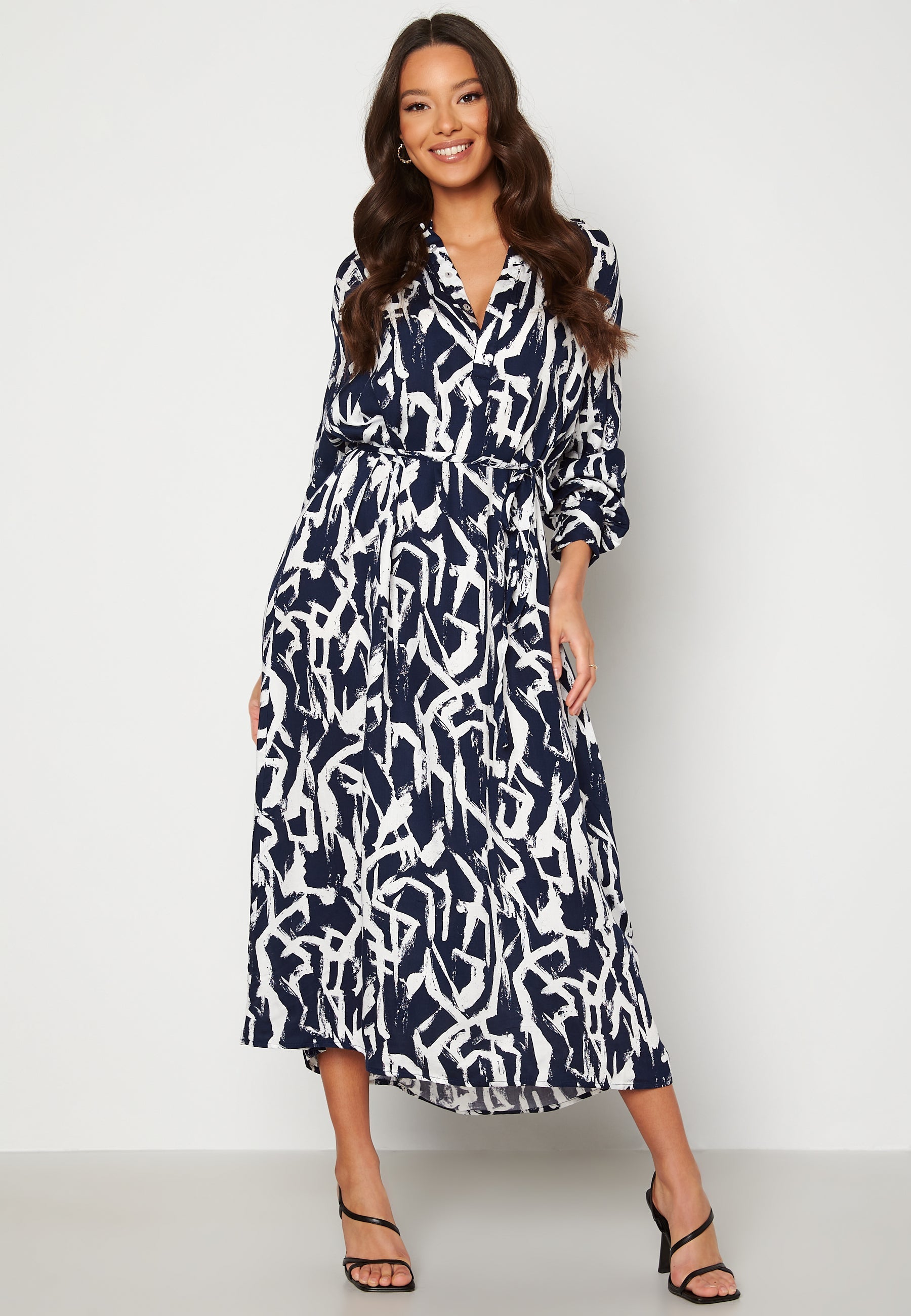 VILA Corba Midi Shirt Dress