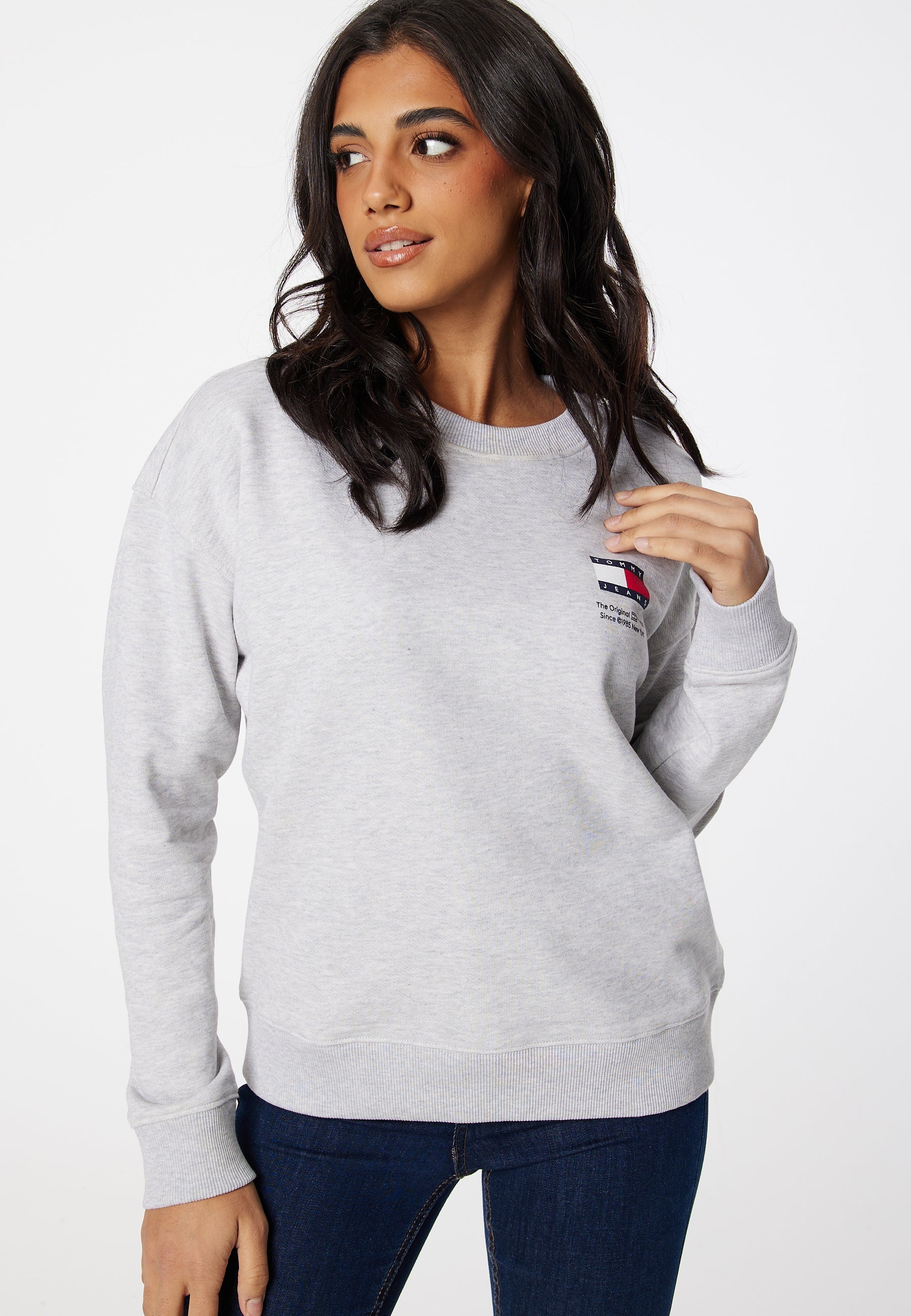 TOMMY JEANS BXY Graphic Flag Crew