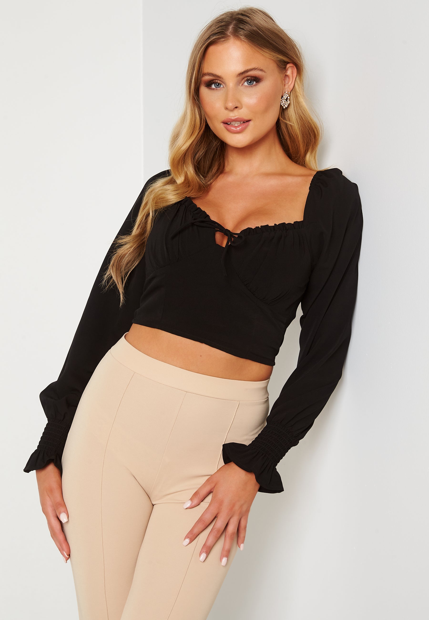 BUBBLEROOM Zandria cropped top