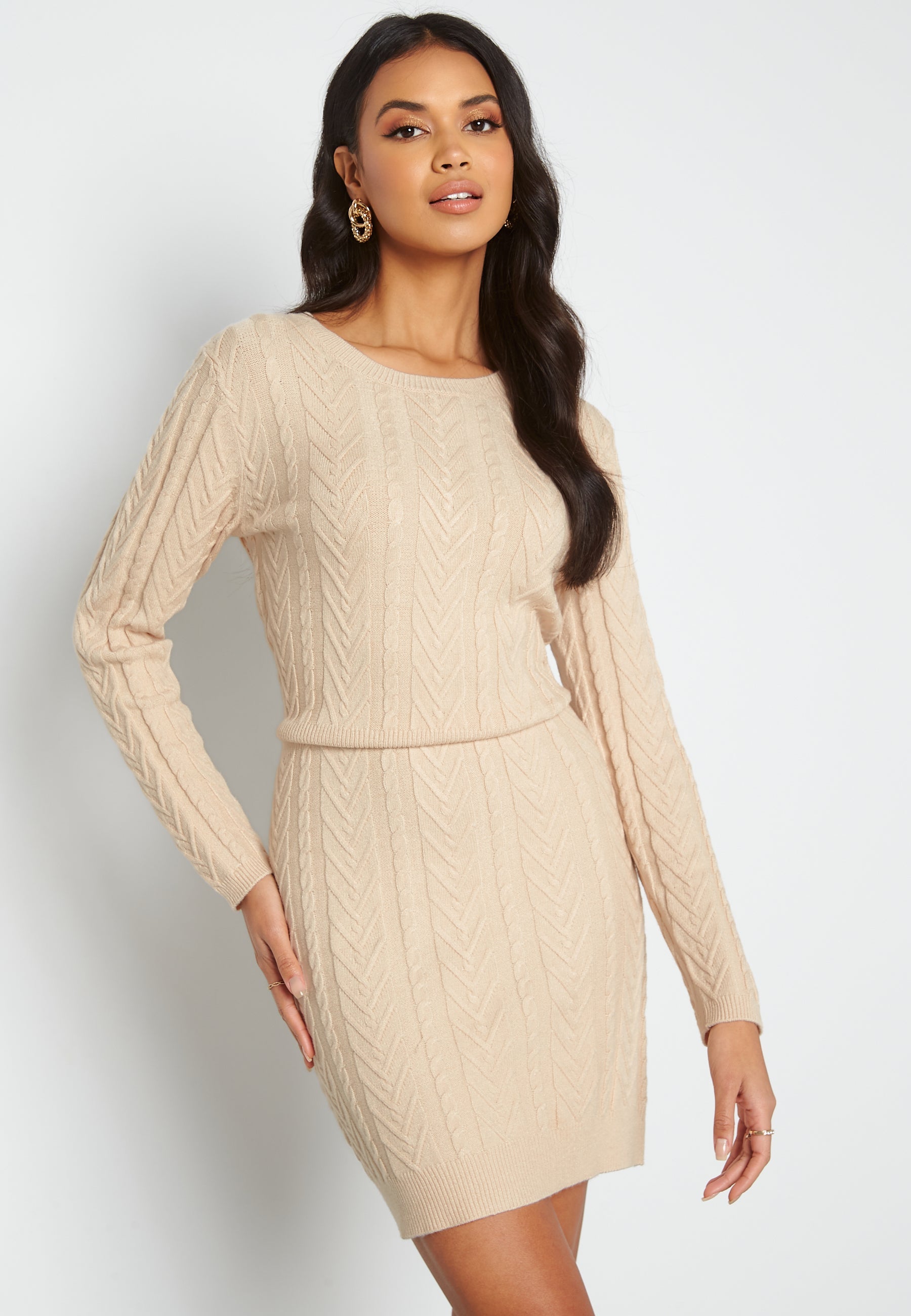 BUBBLEROOM Rishi knitted dress