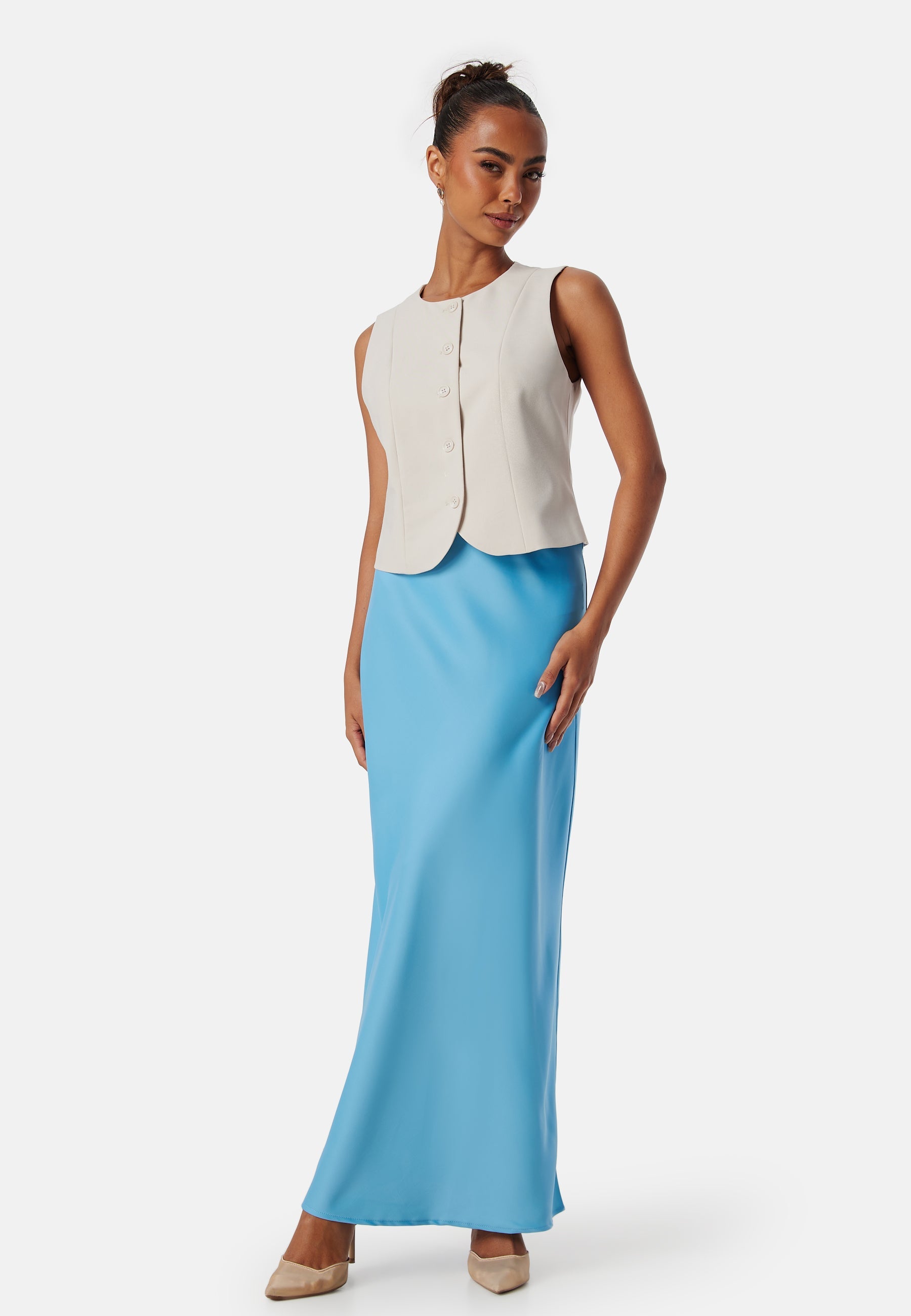 YAS Yasdottea HW Maxi Skirt