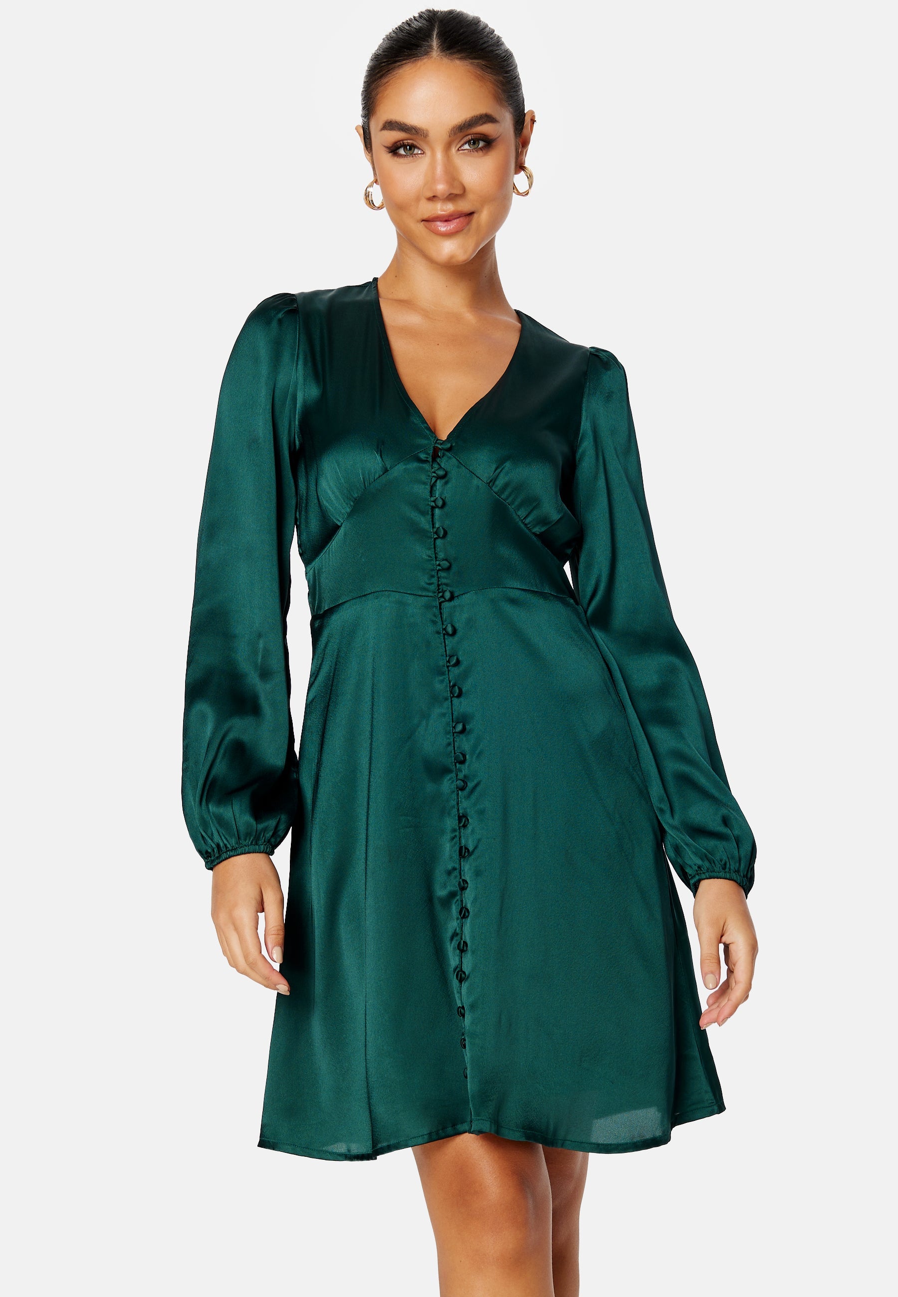 BUBBLEROOM Elliana satin dress