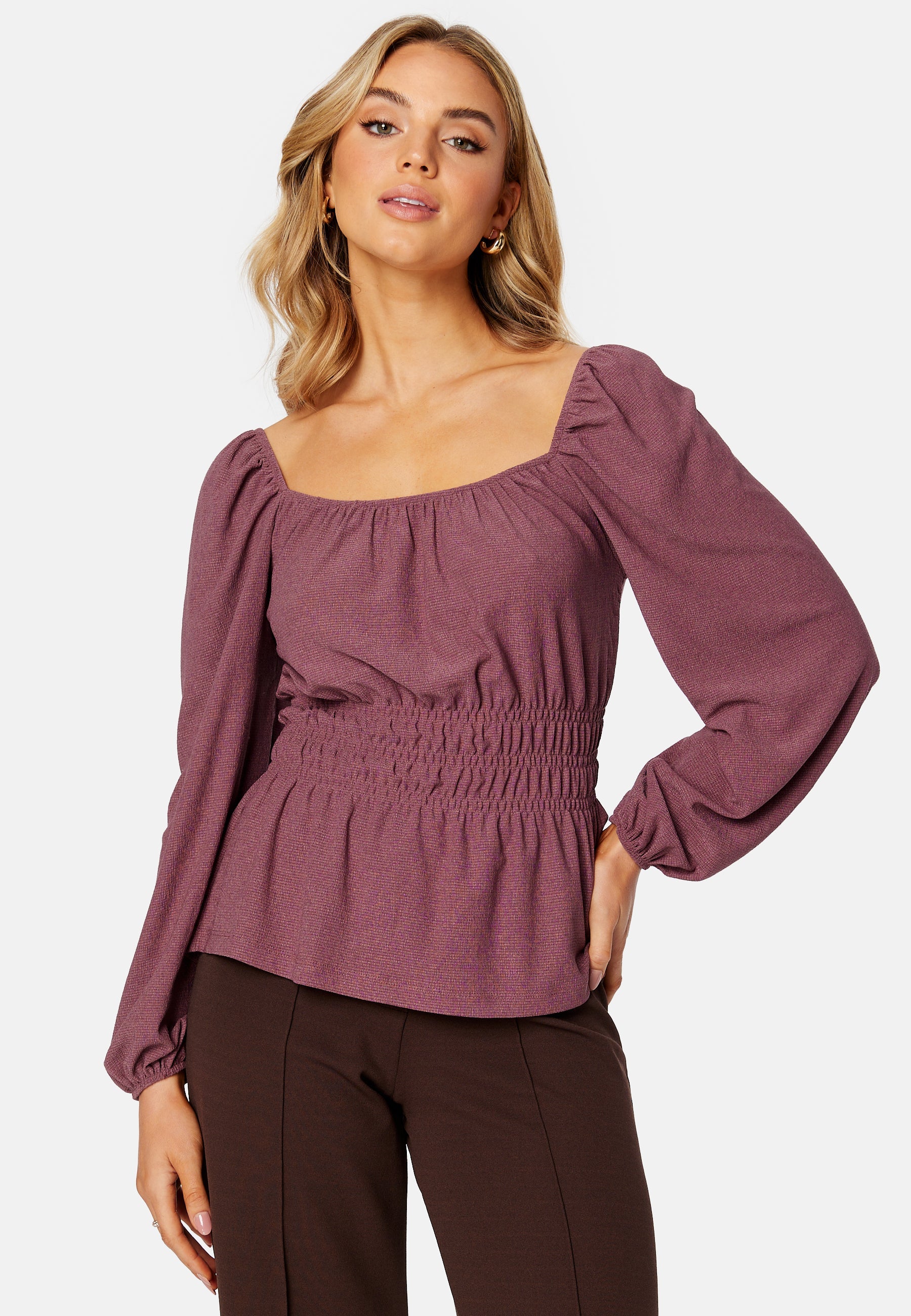 Happy Holly Marcella smock top