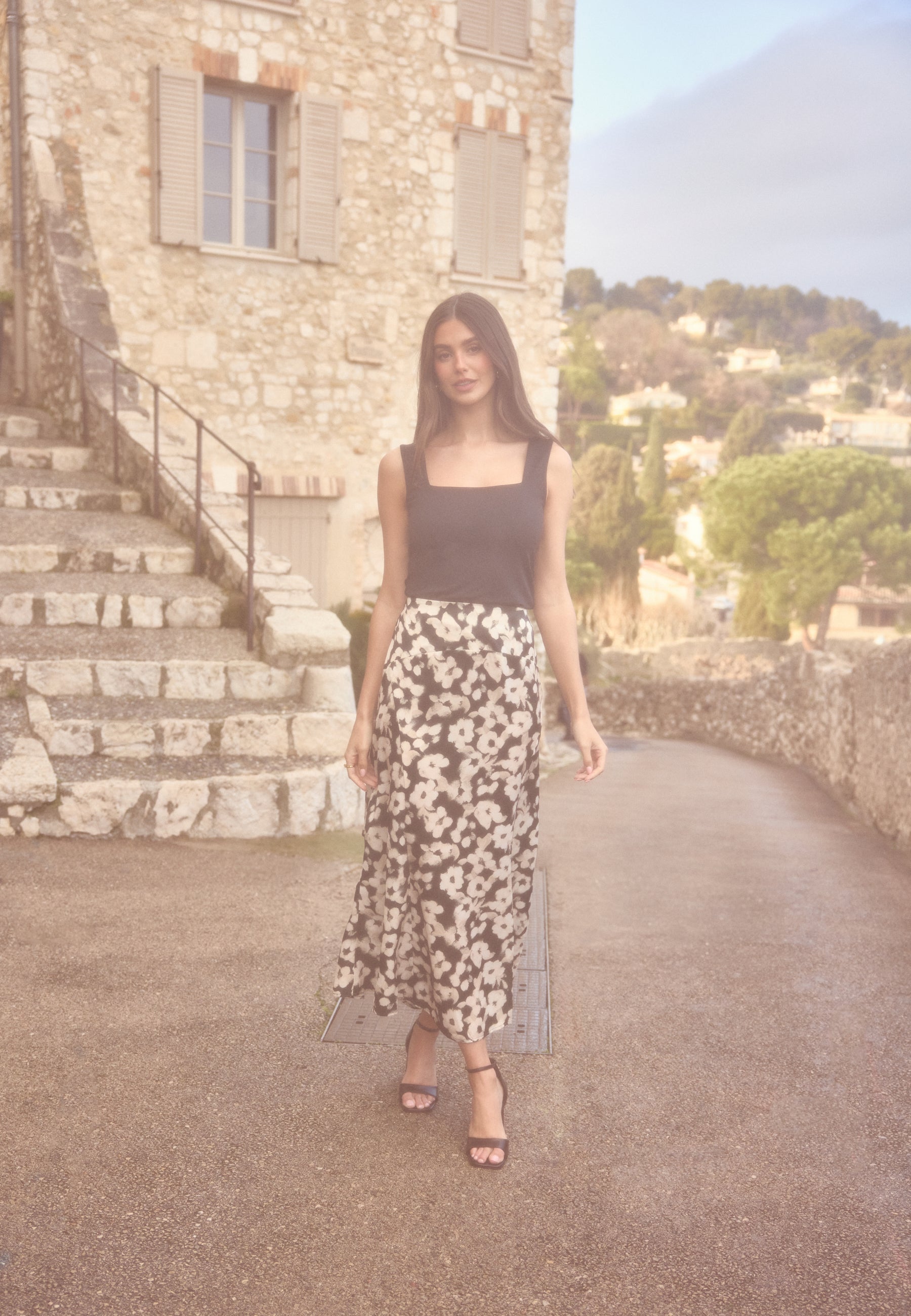 BUBBLEROOM Satin Skirt