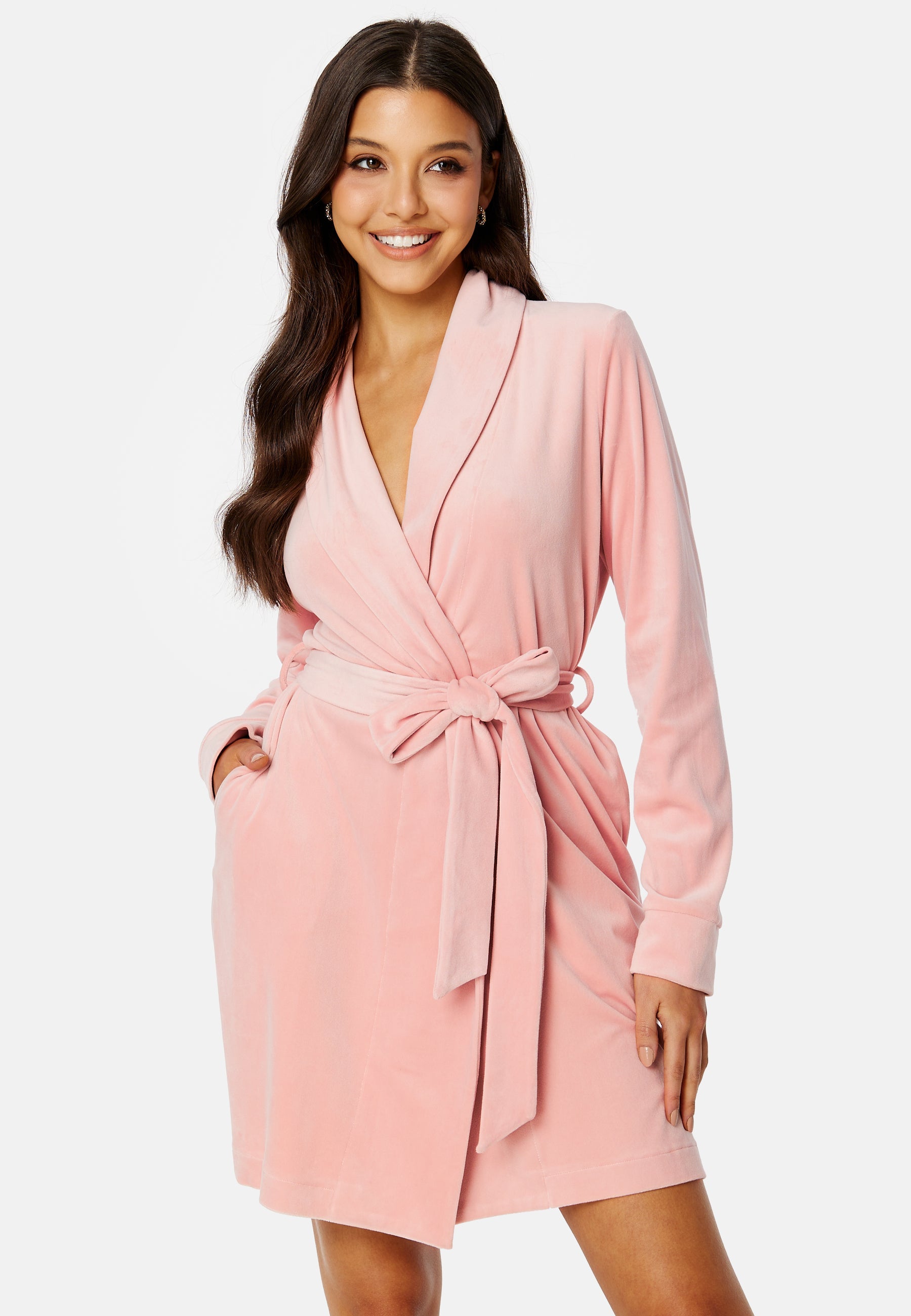 BUBBLEROOM Vania velour robe