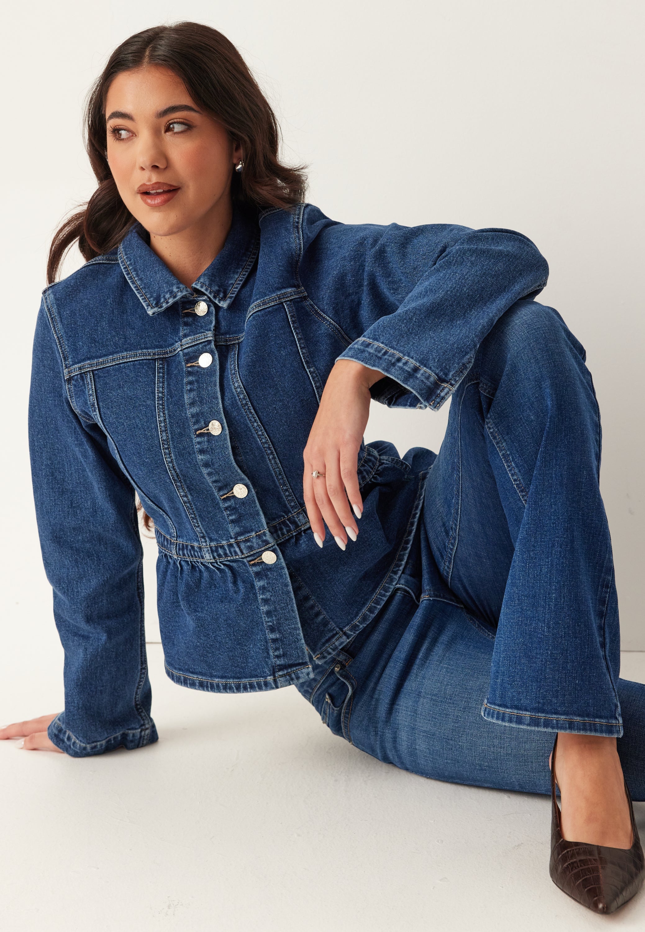 ONLY Onlremi L/S PEPLUM JACKET DNM