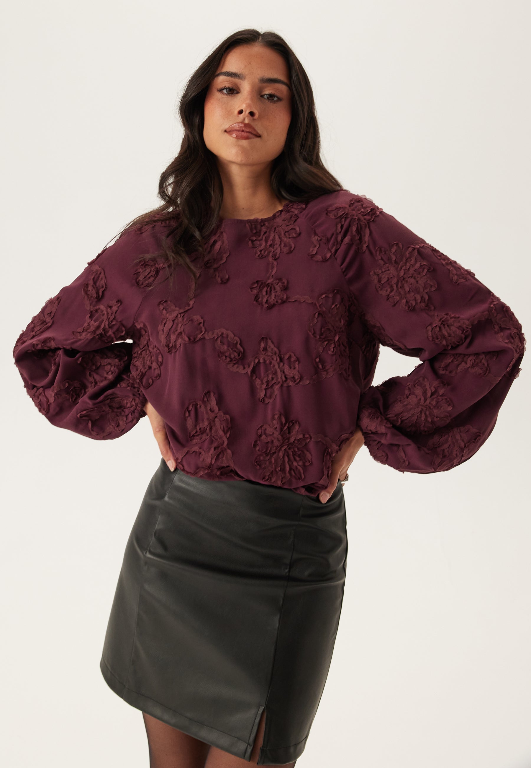 VILA Vihulda O-neck L/S TOP