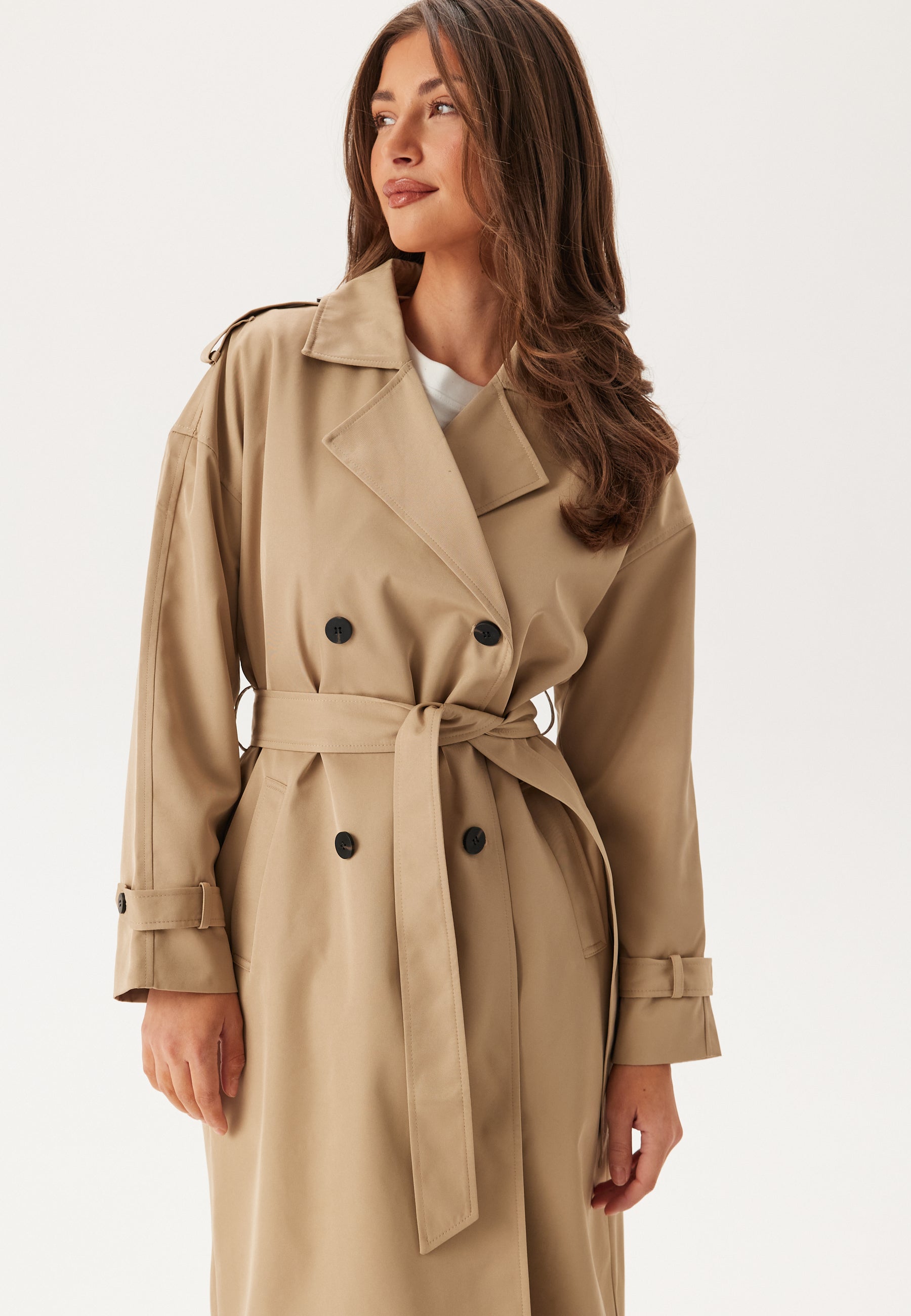 VILA Viaddison L/S LONG TRENCHCOAT