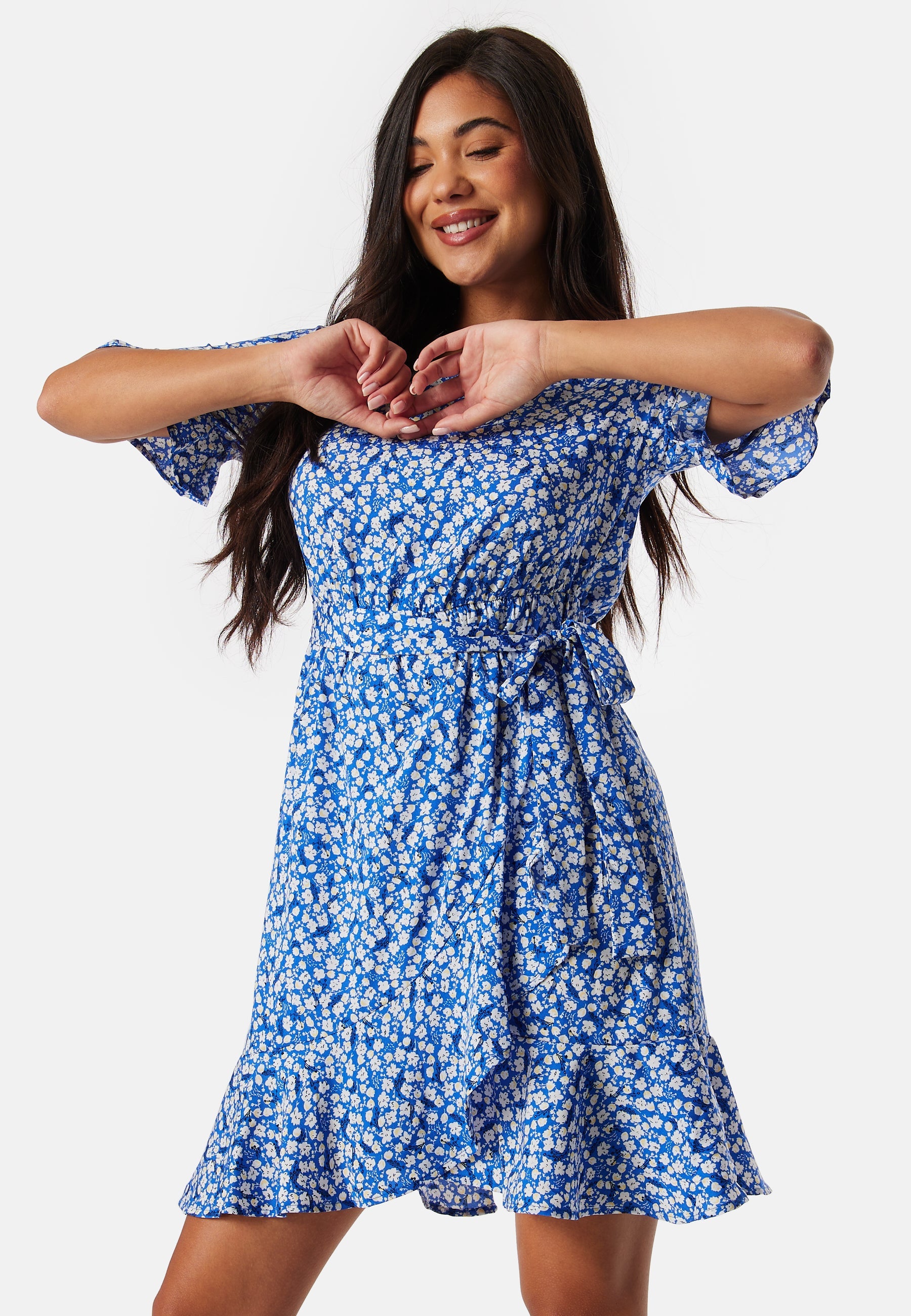 ONLY Onl New Olivia Short Wrap Dress