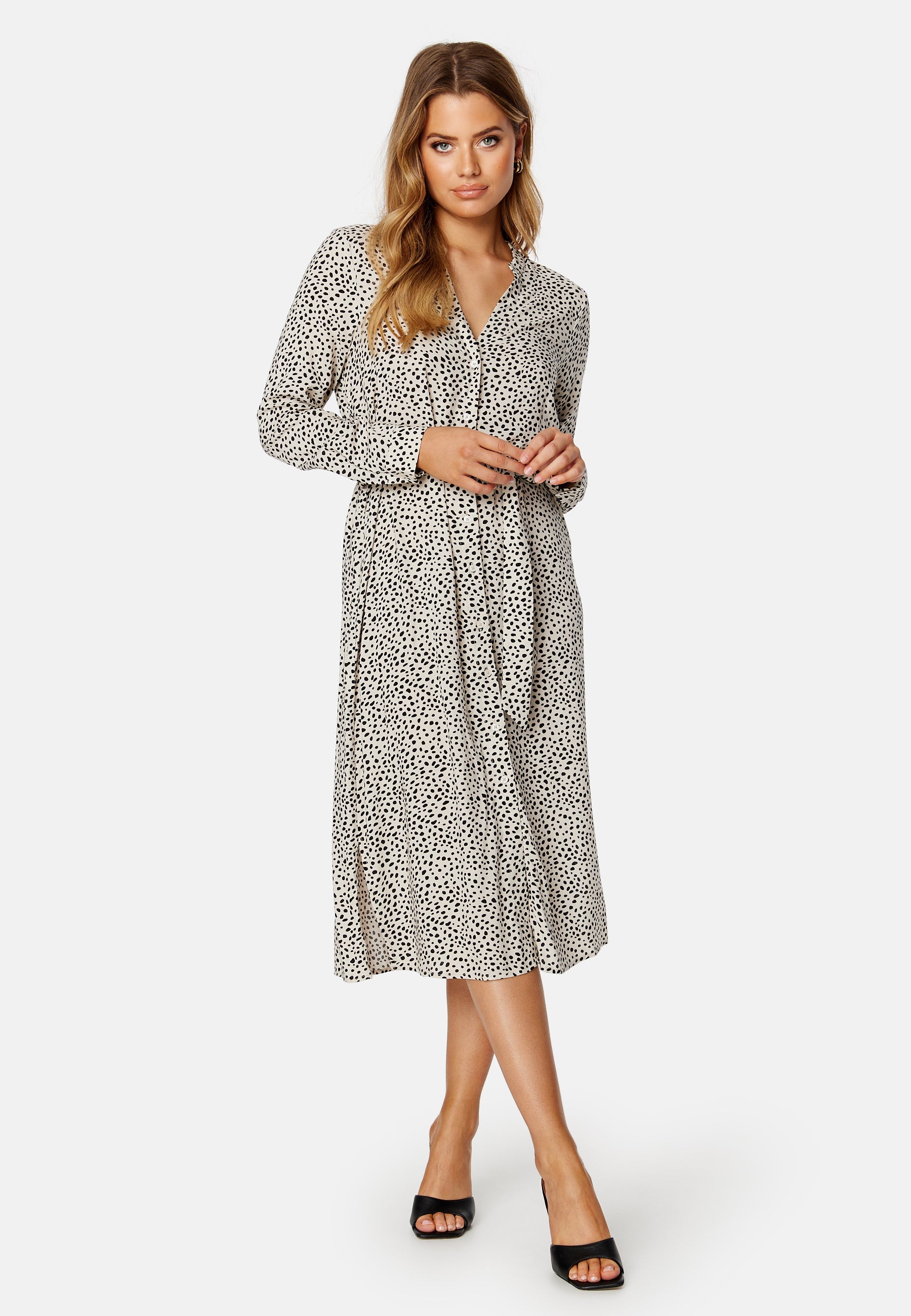VERO MODA Vica LS Shirt Calf Dress