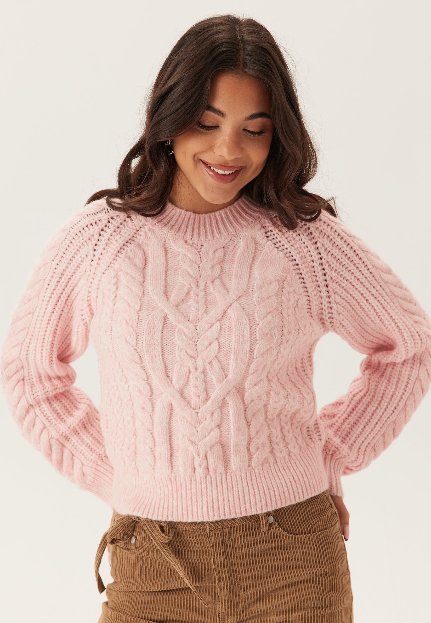 VERO MODA Vmjada Ls O-neck Cable Pullover
