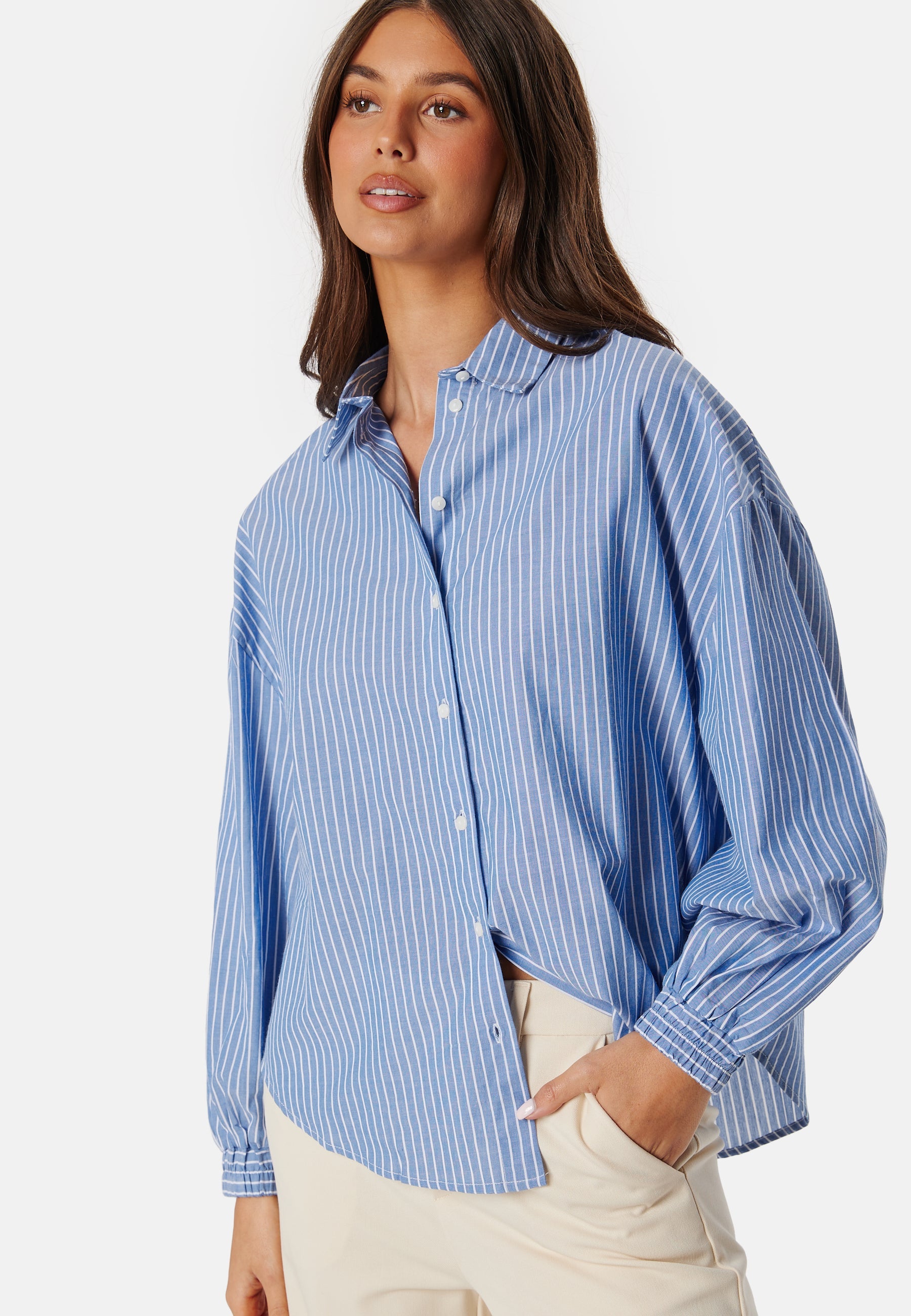 ONLY Onlarja L/S Stripe Shirt