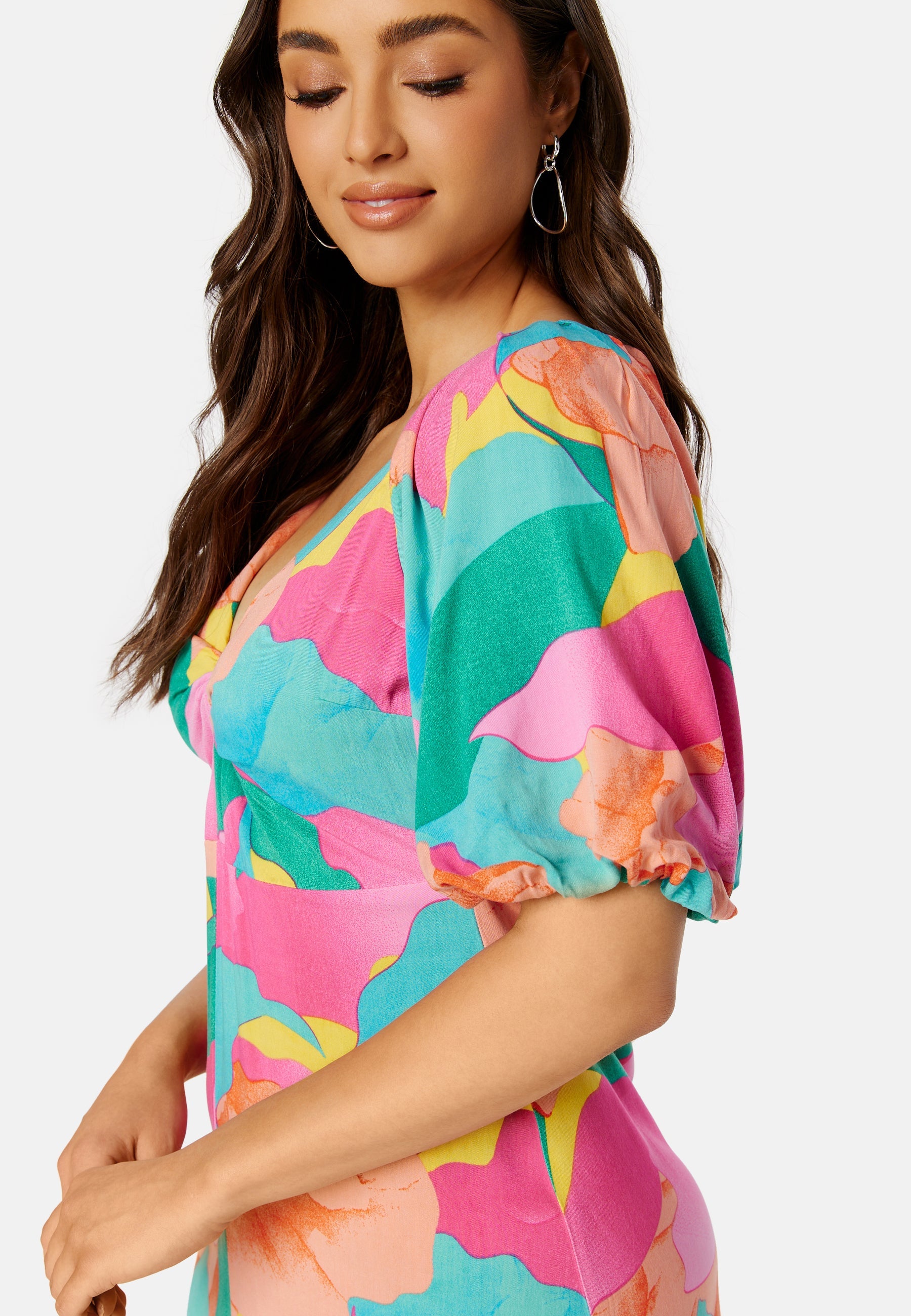 VILA Besta V-Neck Maxi Dress