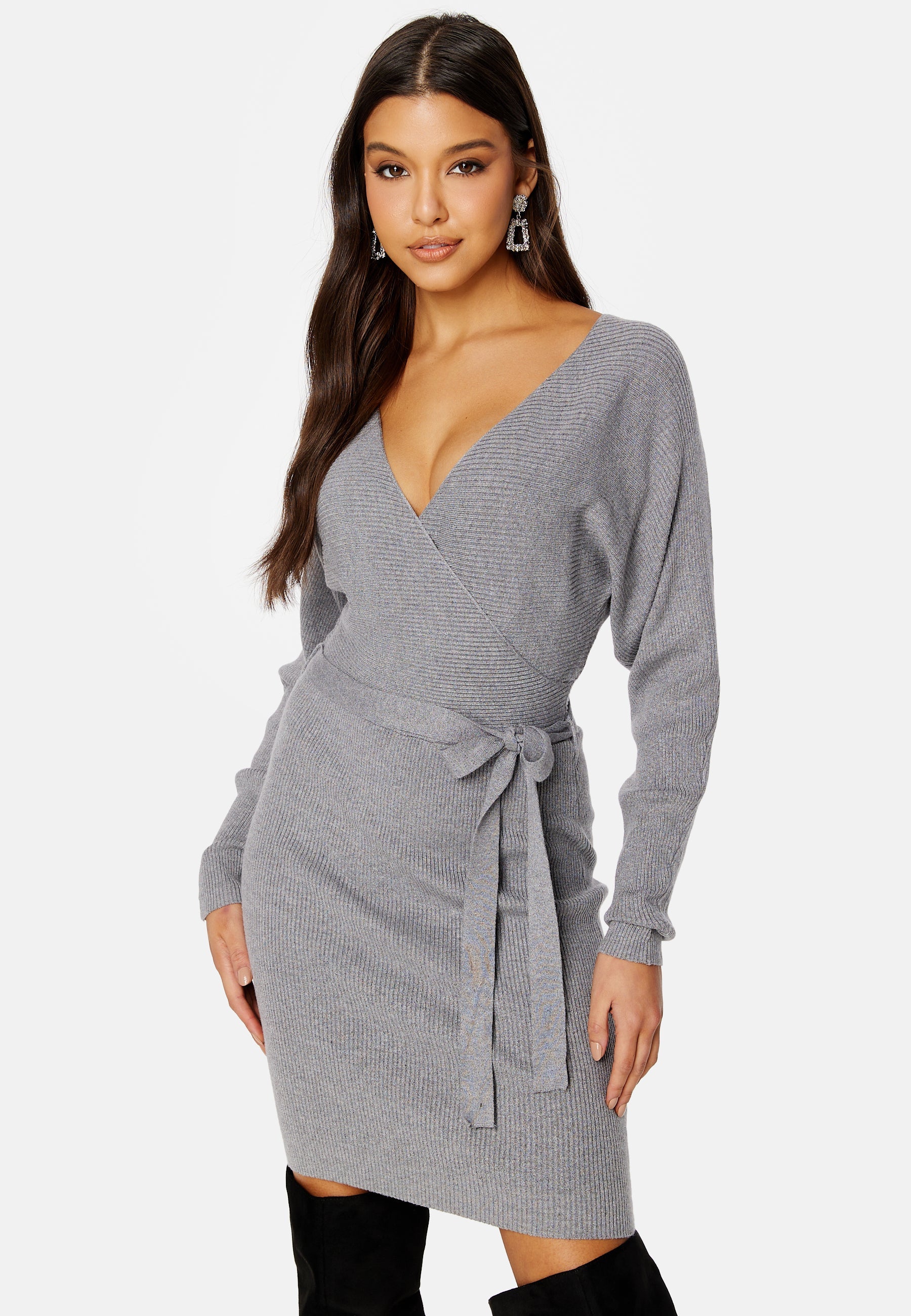 VERO MODA Vmhollyrem LS V-Neck Dress