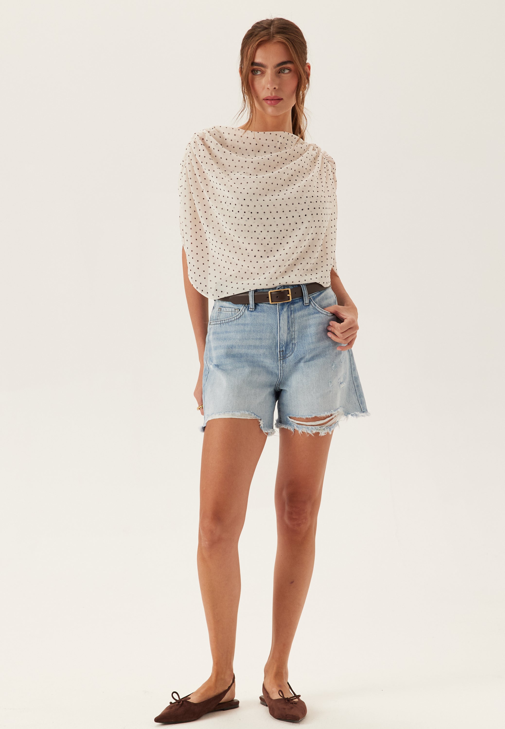 Pieces Pcsummer Hw Dest Lb Shorts Noo