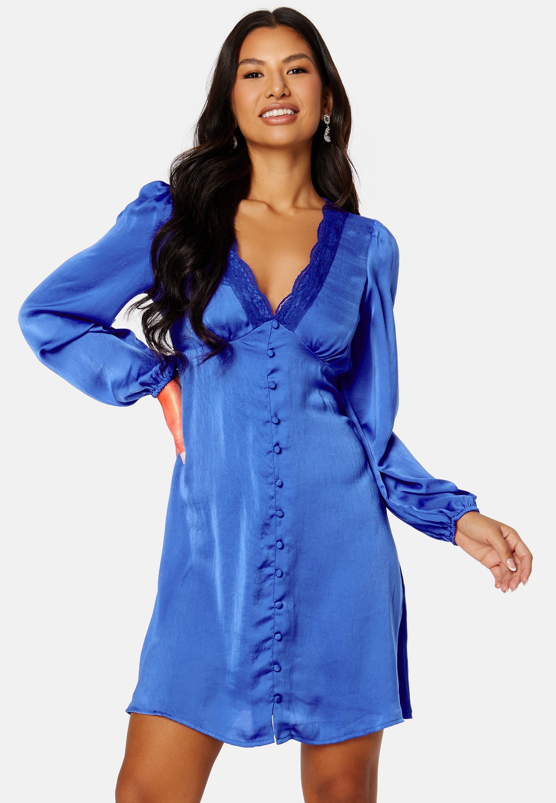 BUBBLEROOM Lucinda satin dress