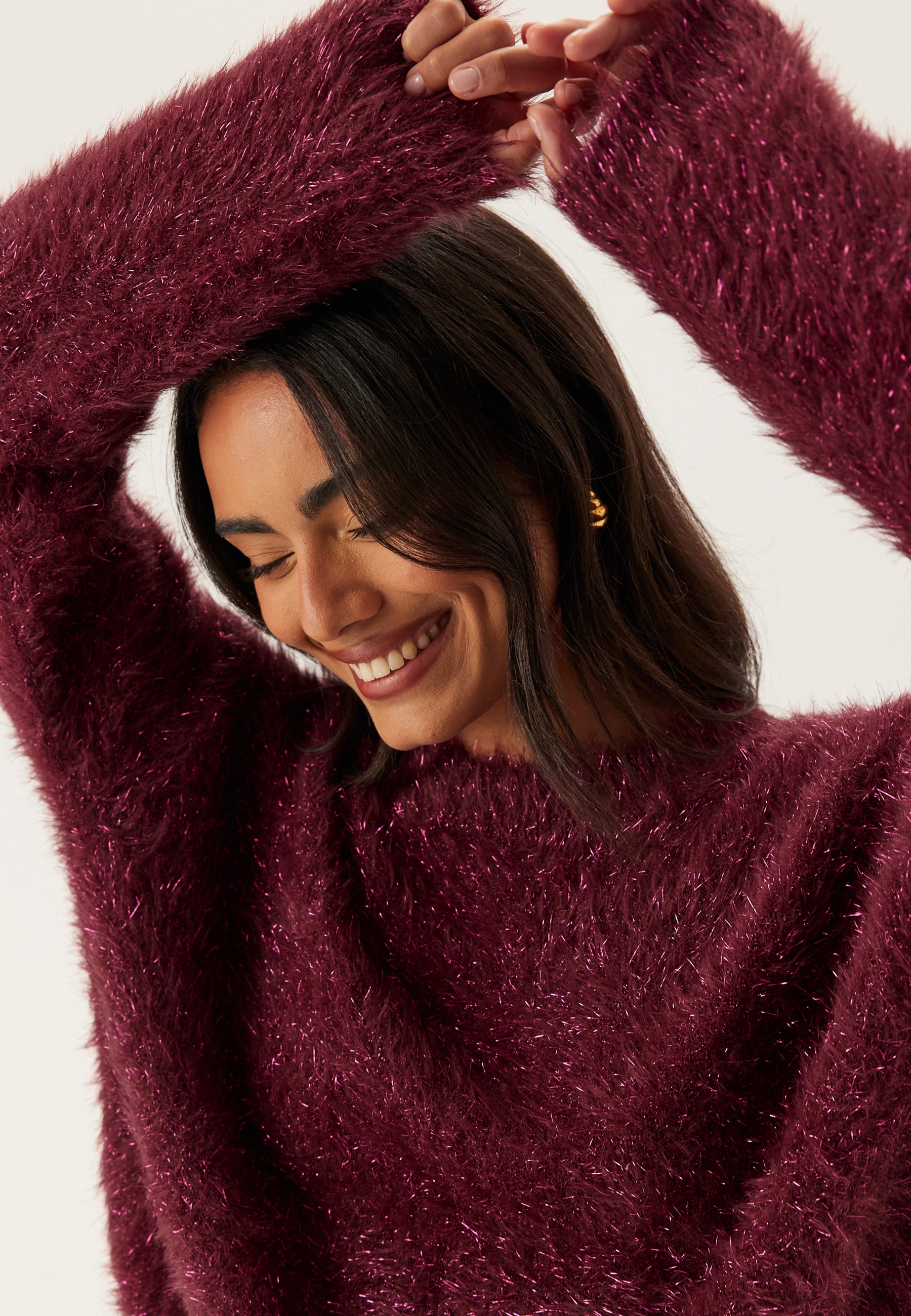 Pieces Pcmie Ls O-neck Knit