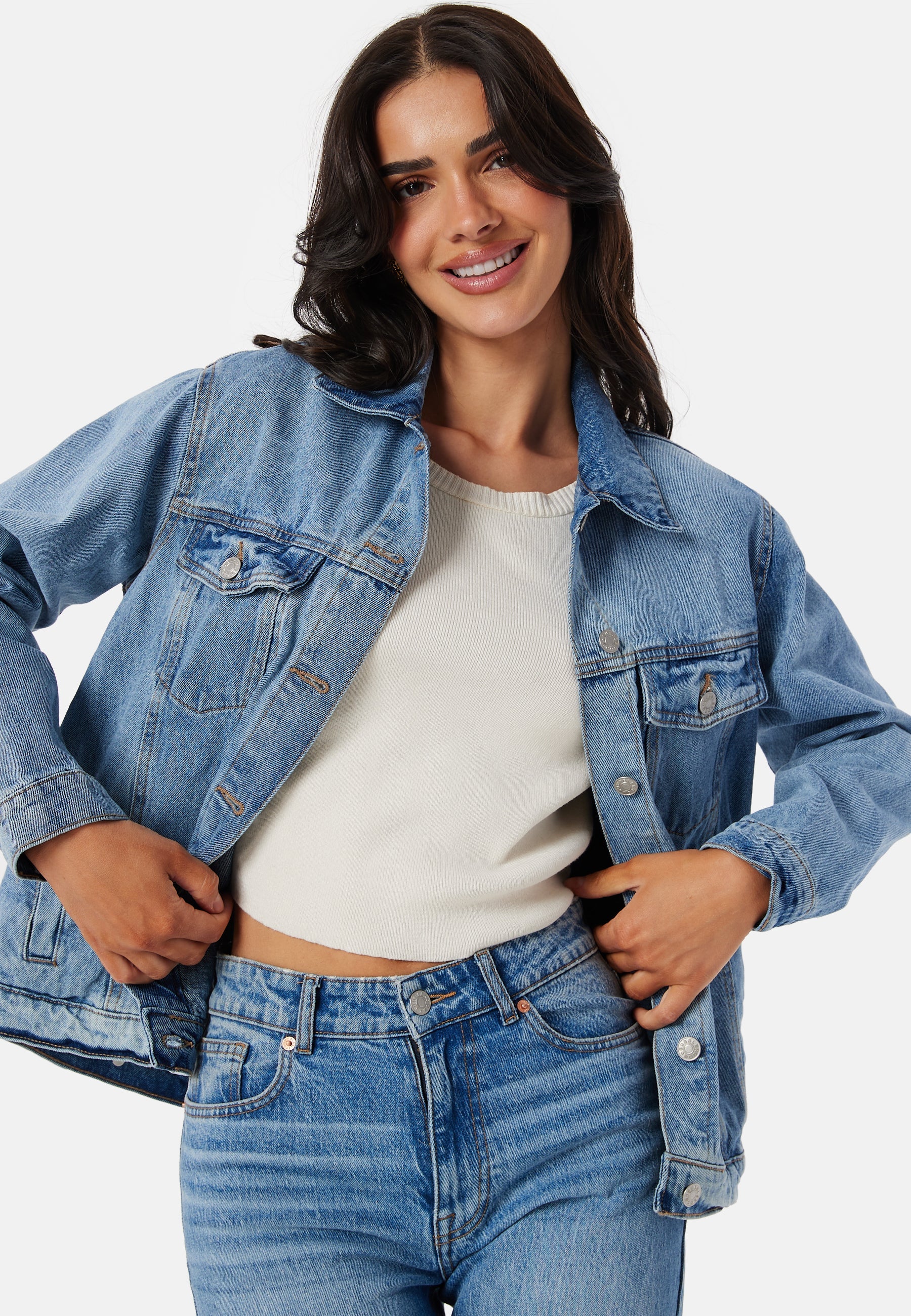 BUBBLEROOM Oversized Denim Jacket
