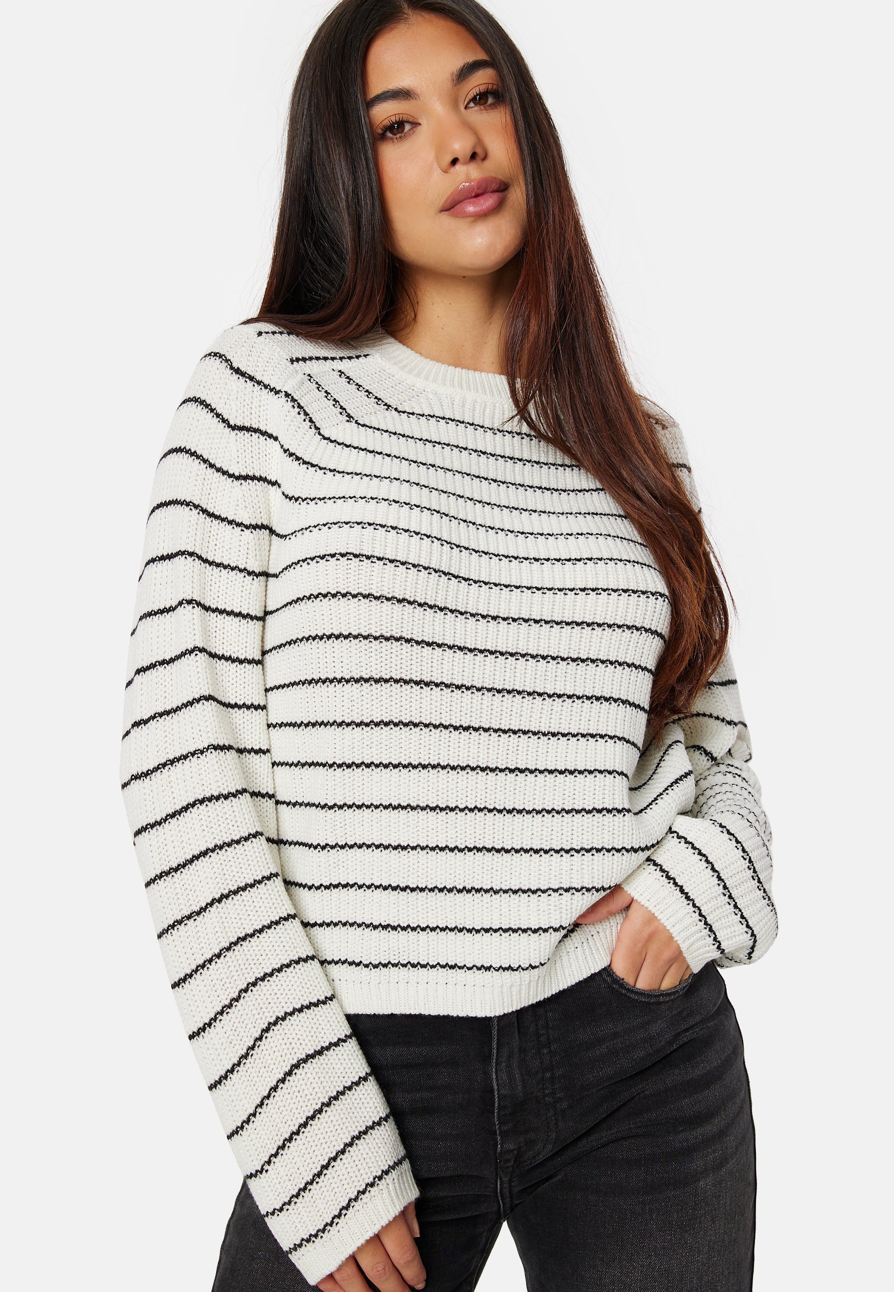 ONLY Base L/S O-Neck Pullover Knit