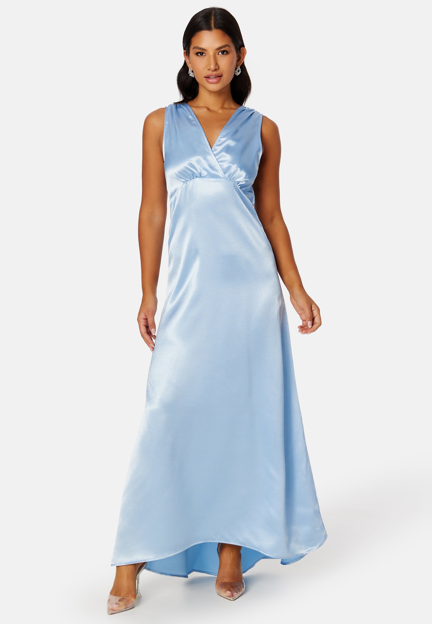 VILA Sittas V-neck S/L Maxi Dress