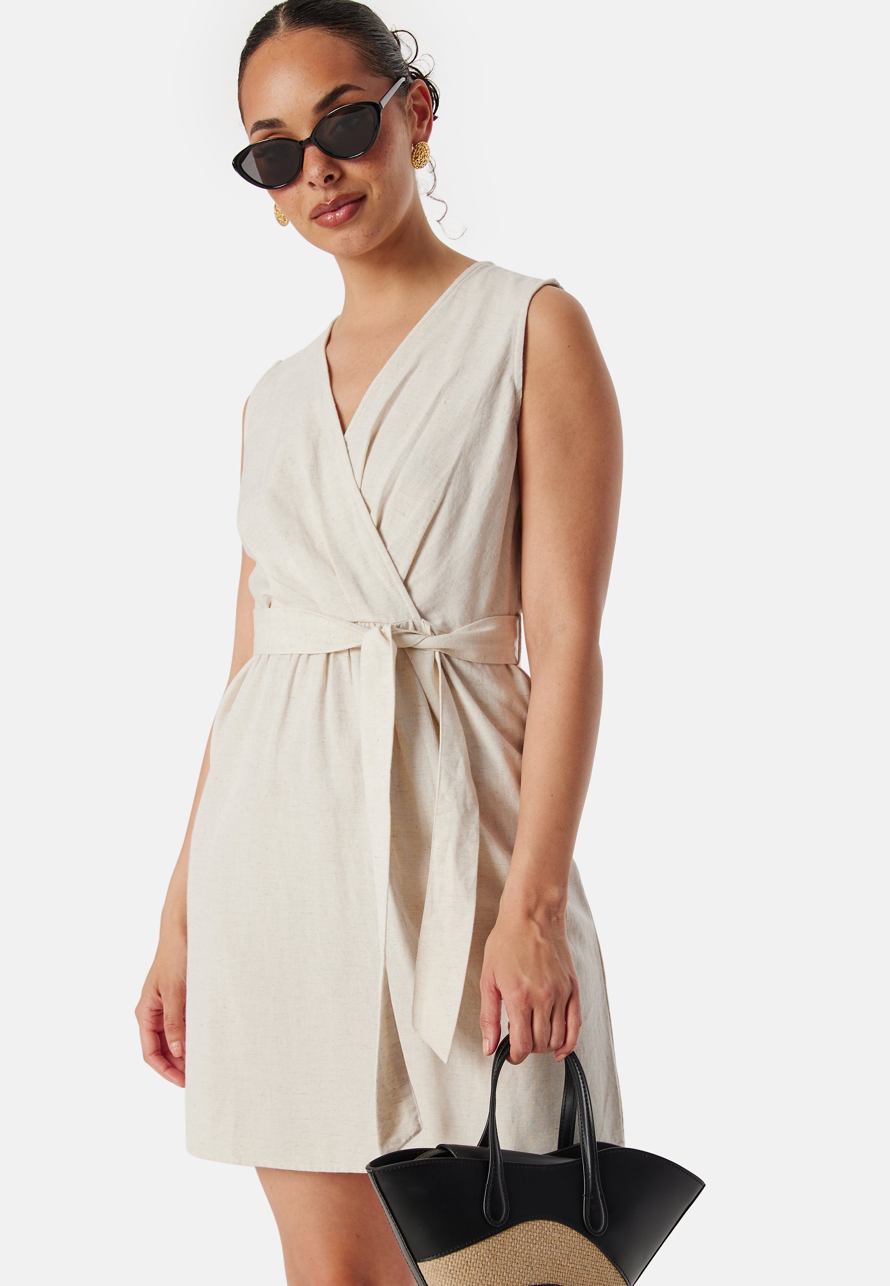VILA Viprisilla S/L V-Neck short dress