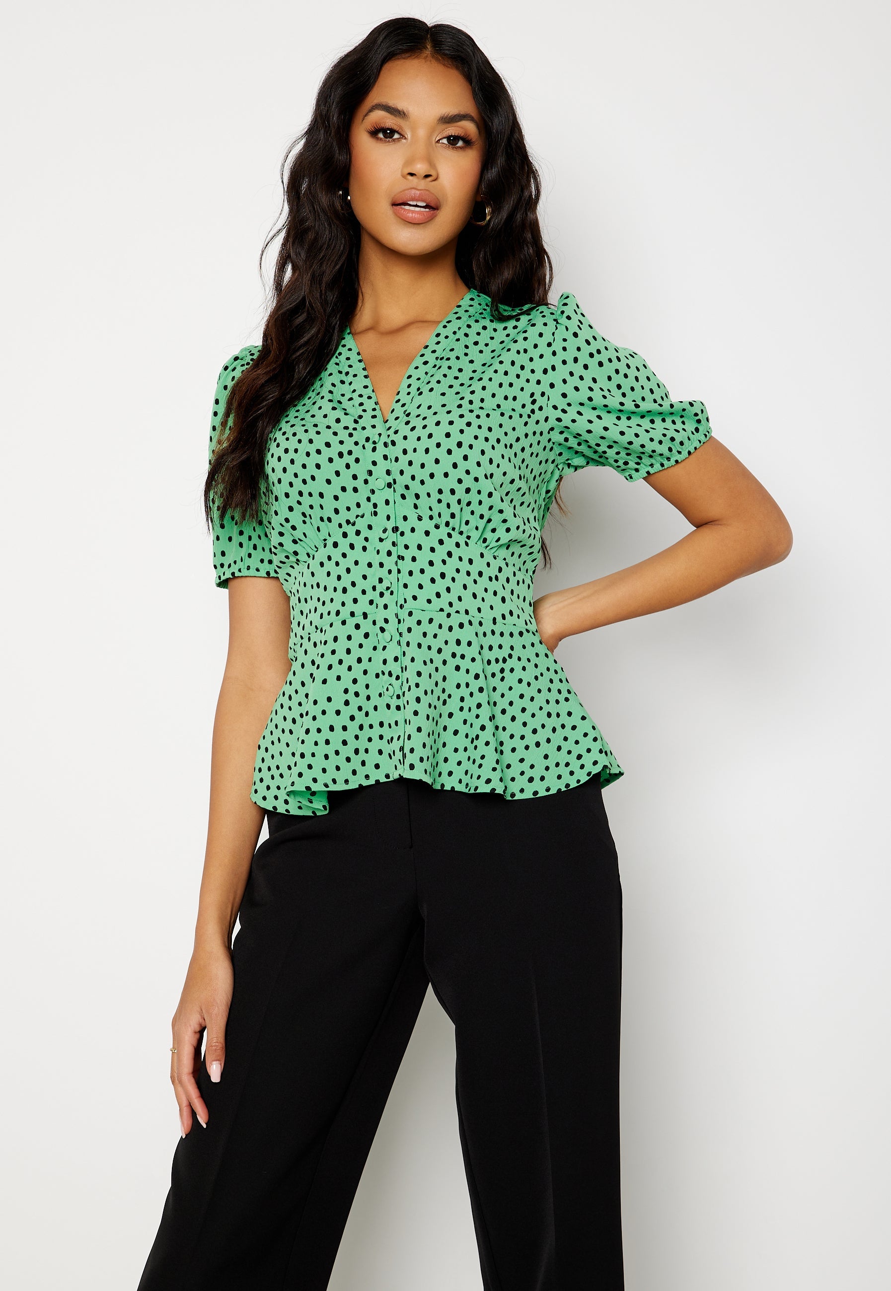 BUBBLEROOM Prue balloon sleeve blouse