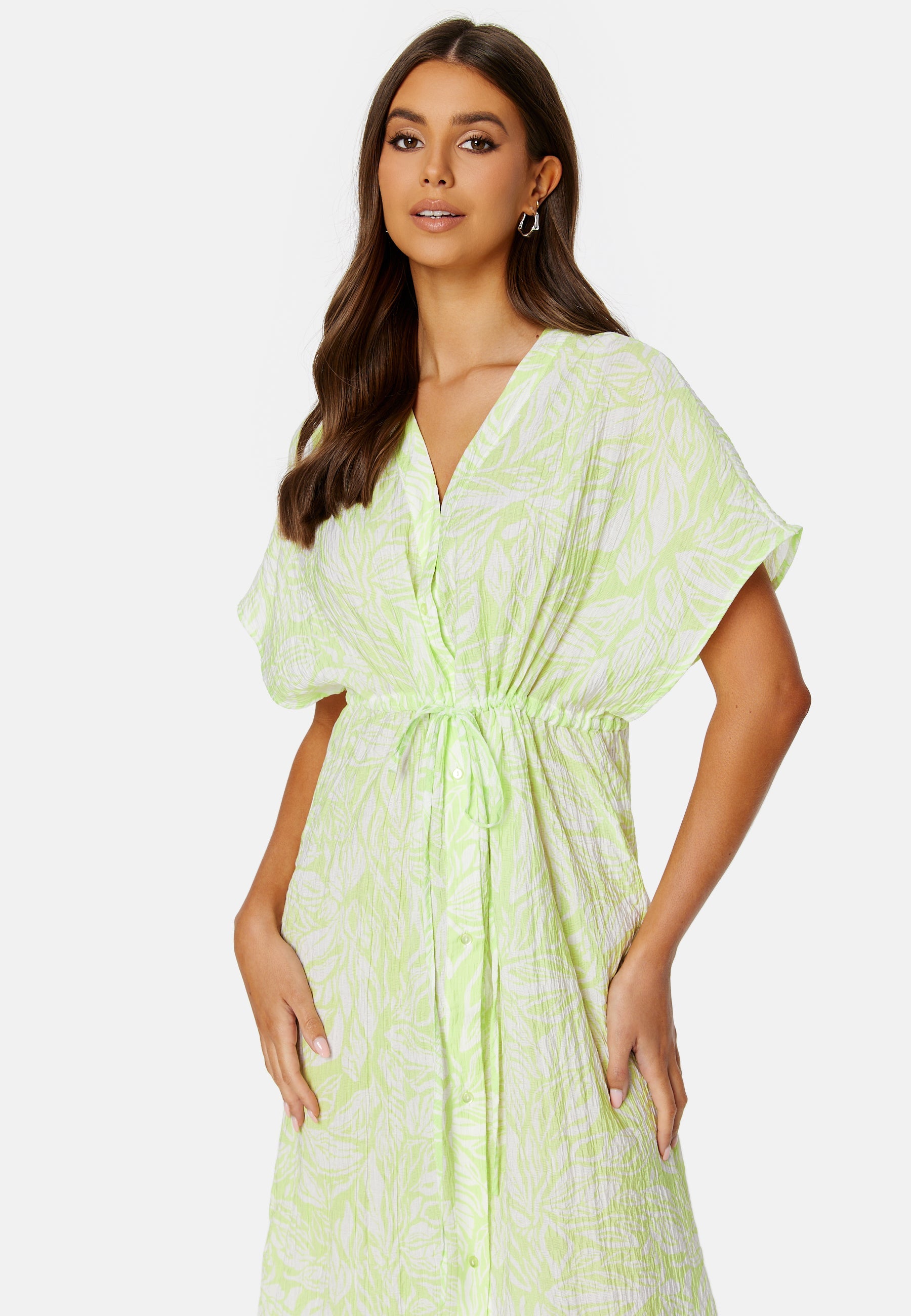 VILA Limia Maya S/S Midi Dress