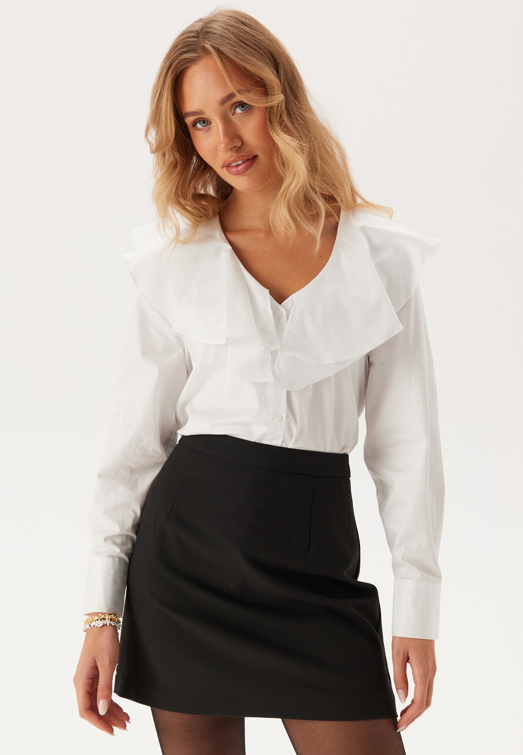 SELECTED Slfisobel Ls Ruffled Shirt