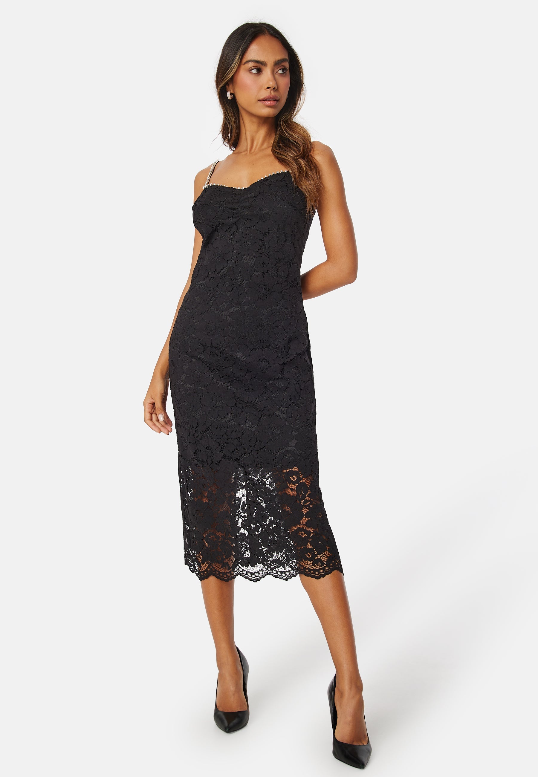 YAS Katja Strap Midi Dress