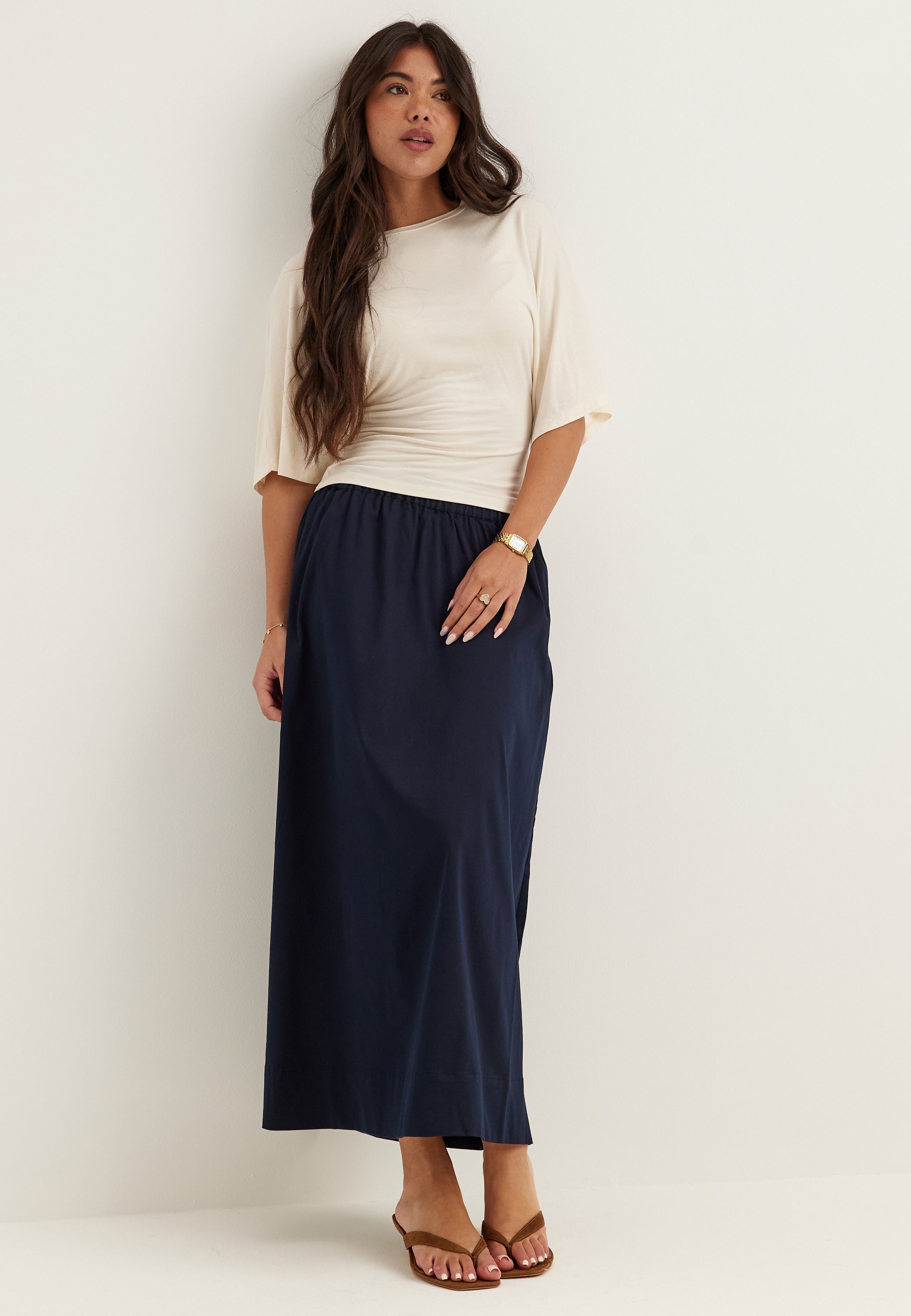 Pieces Pcblair Hw Ankle Skirt