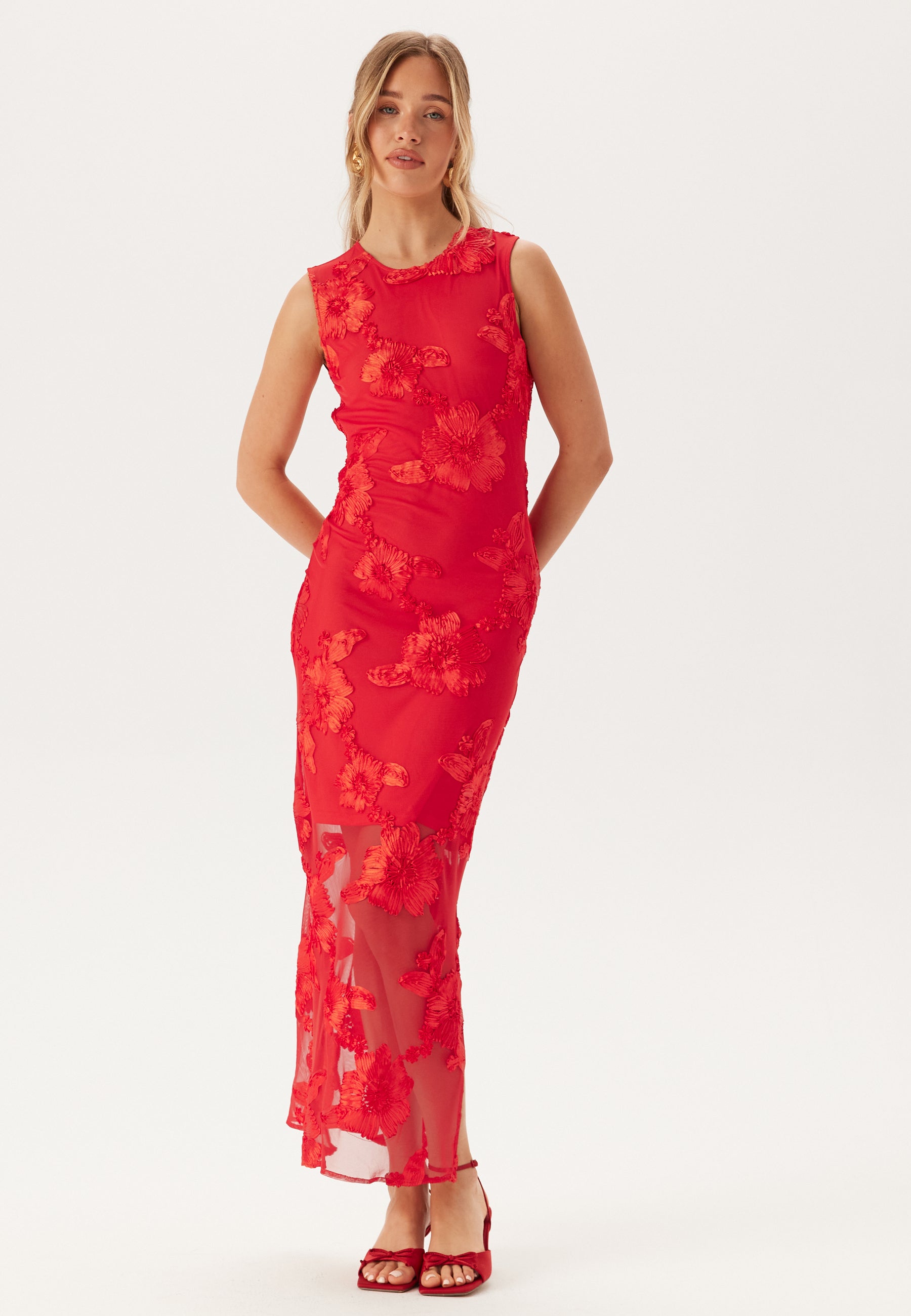 YAS Yasfloree Sl Long Dress