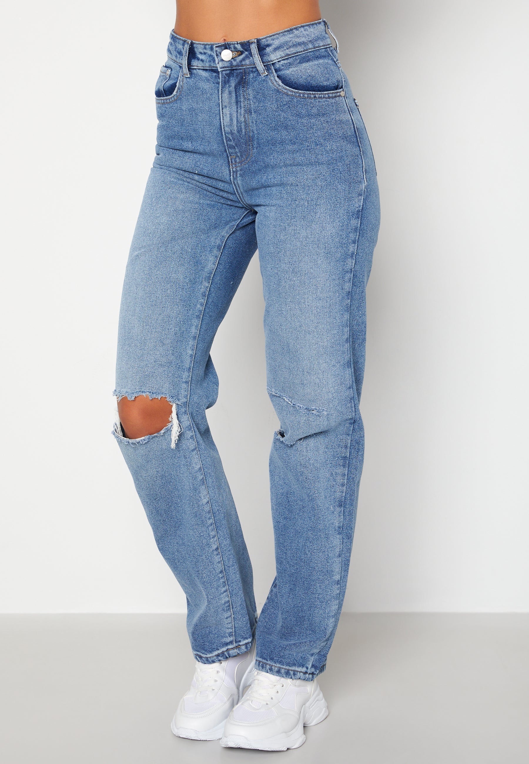 BUBBLEROOM Lori straight leg jeans