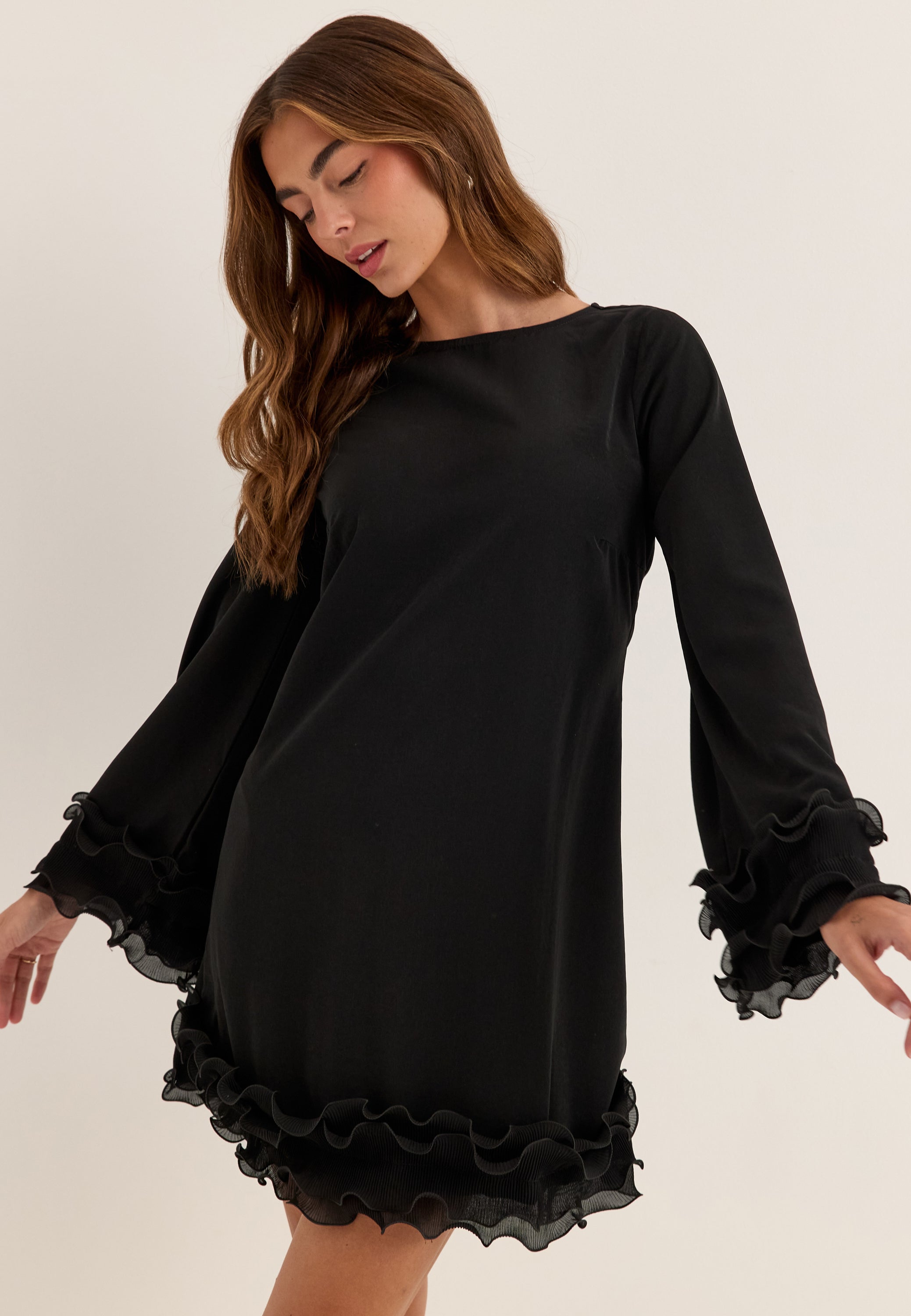 BUBBLEROOM A-line Flounce Dress