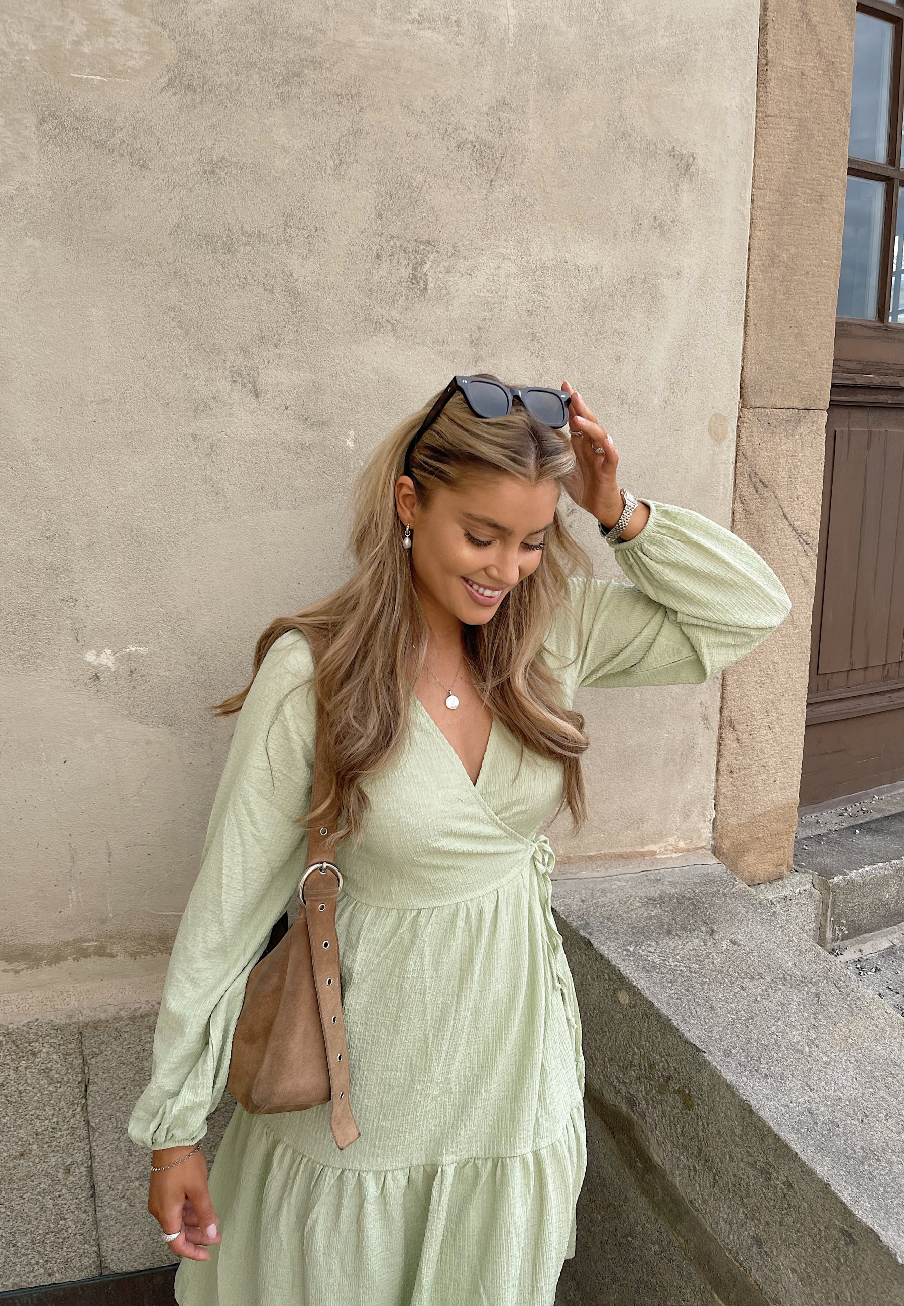 Happy Holly Structure Wrap Dress