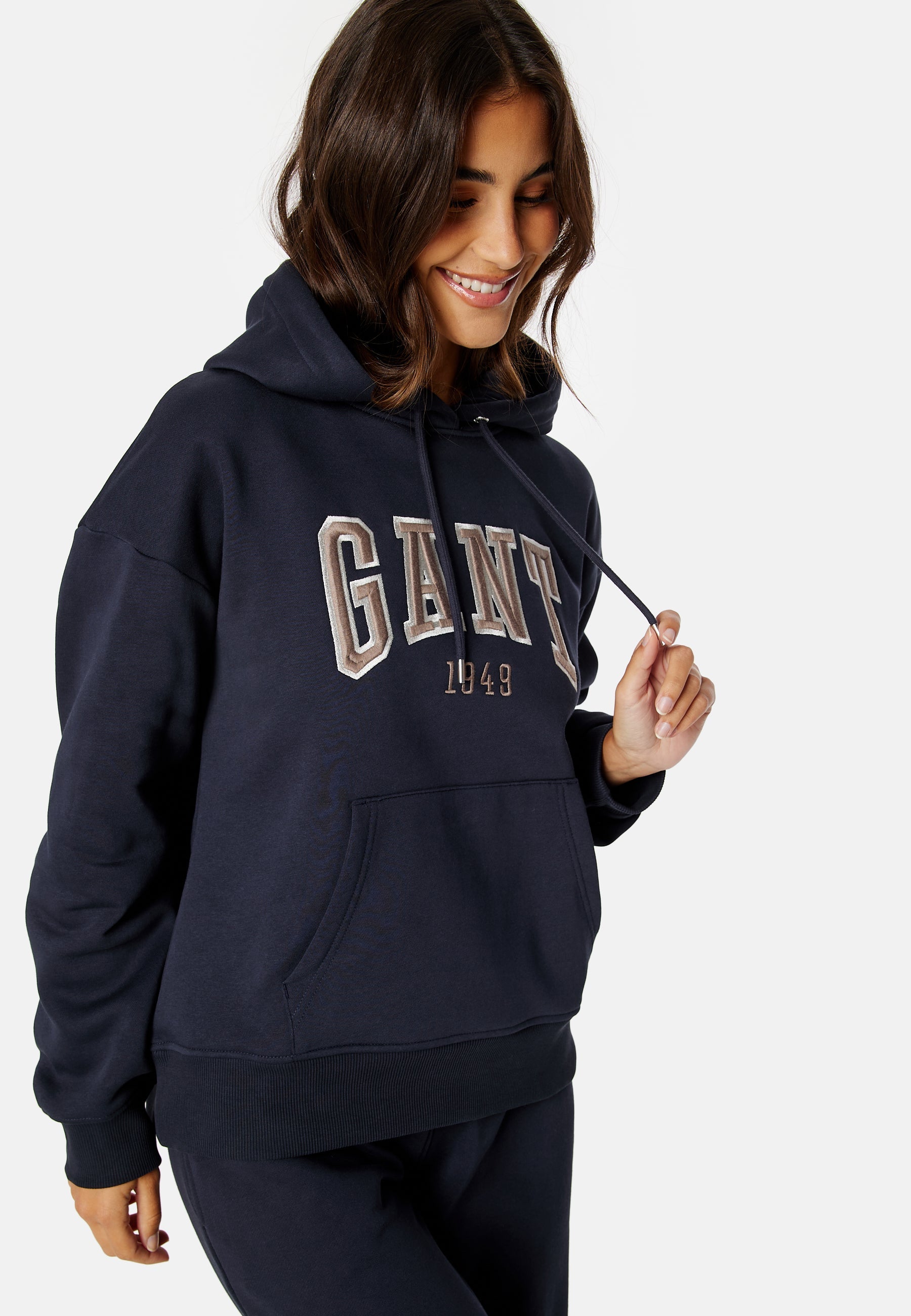 GANT Rel Logo Hoodie
