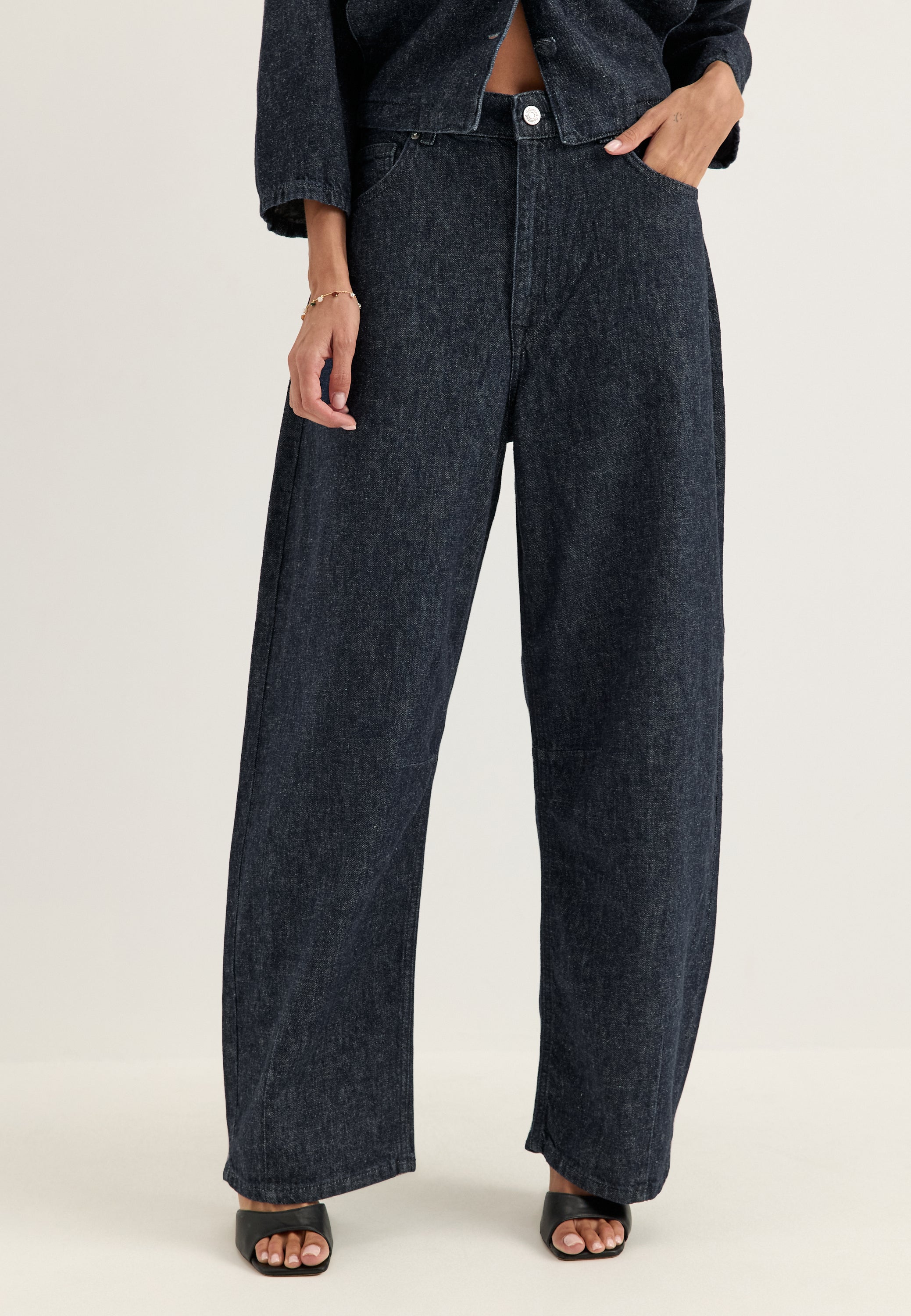 SELECTED Slfloose Barrel Hanny Mw Jeans