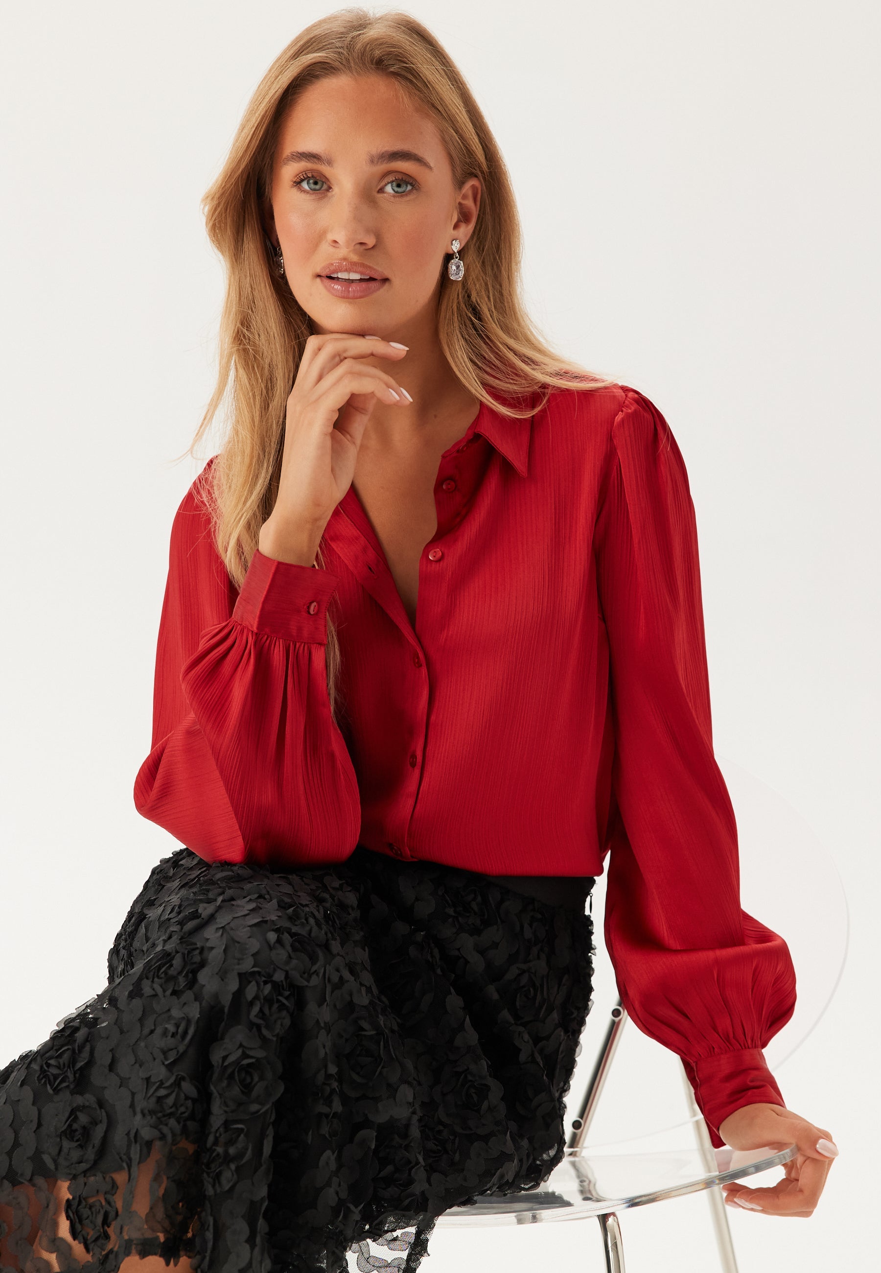 BUBBLEROOM Puff Sleeve Shirt