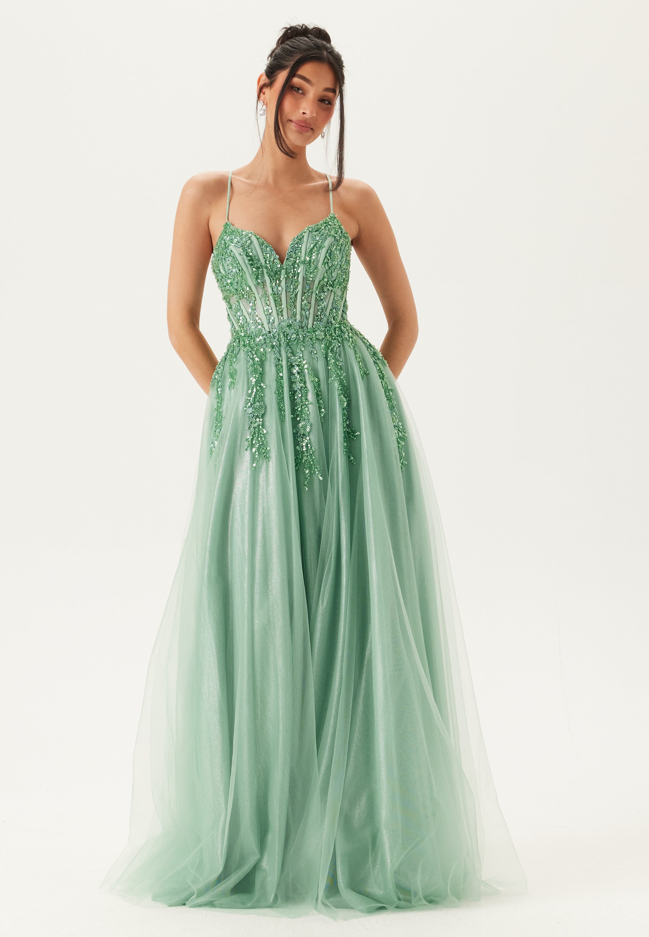 Christian Koehlert Tulle Evening Dress