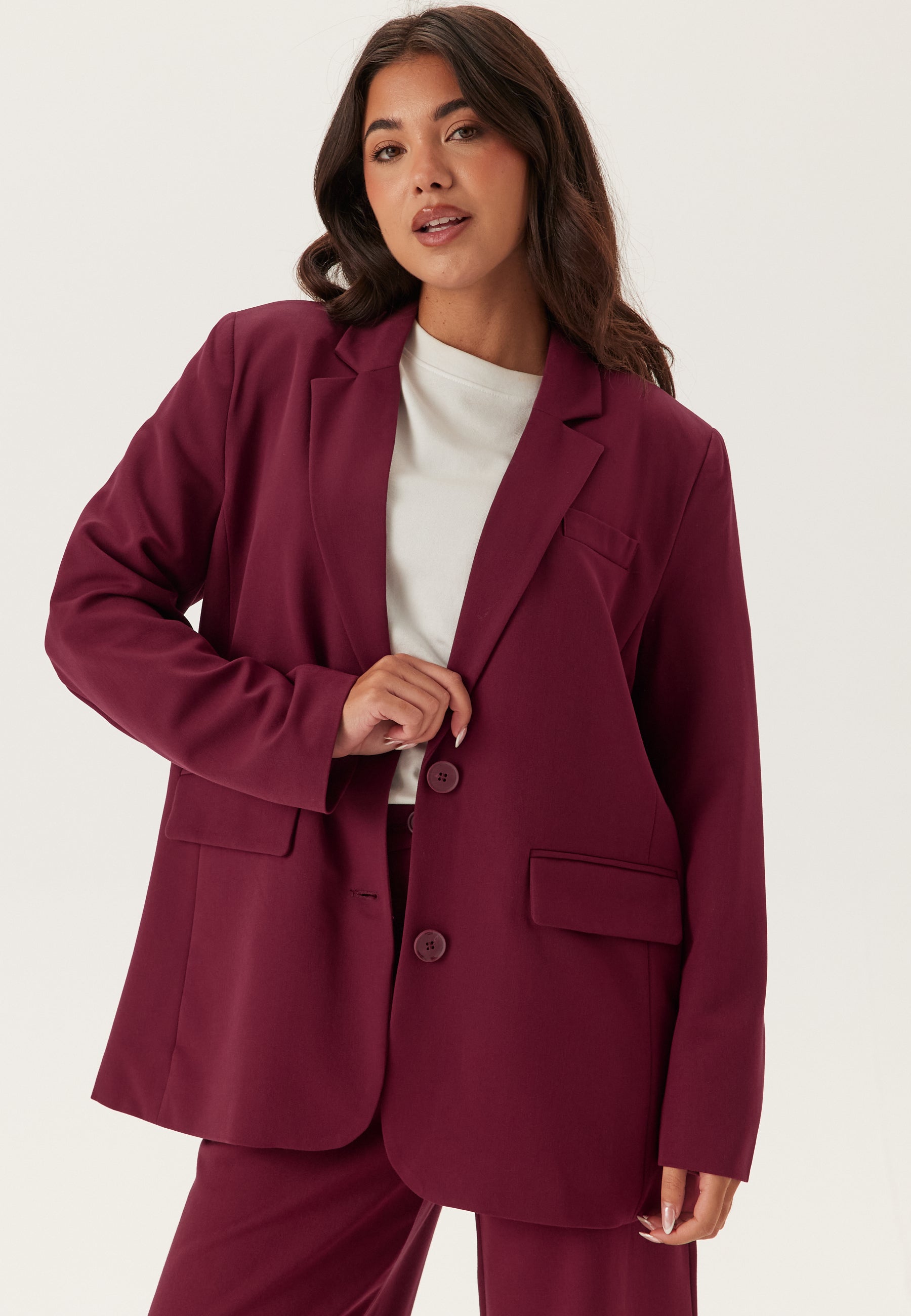 PIECES Pckamil Ls Loose Blazer